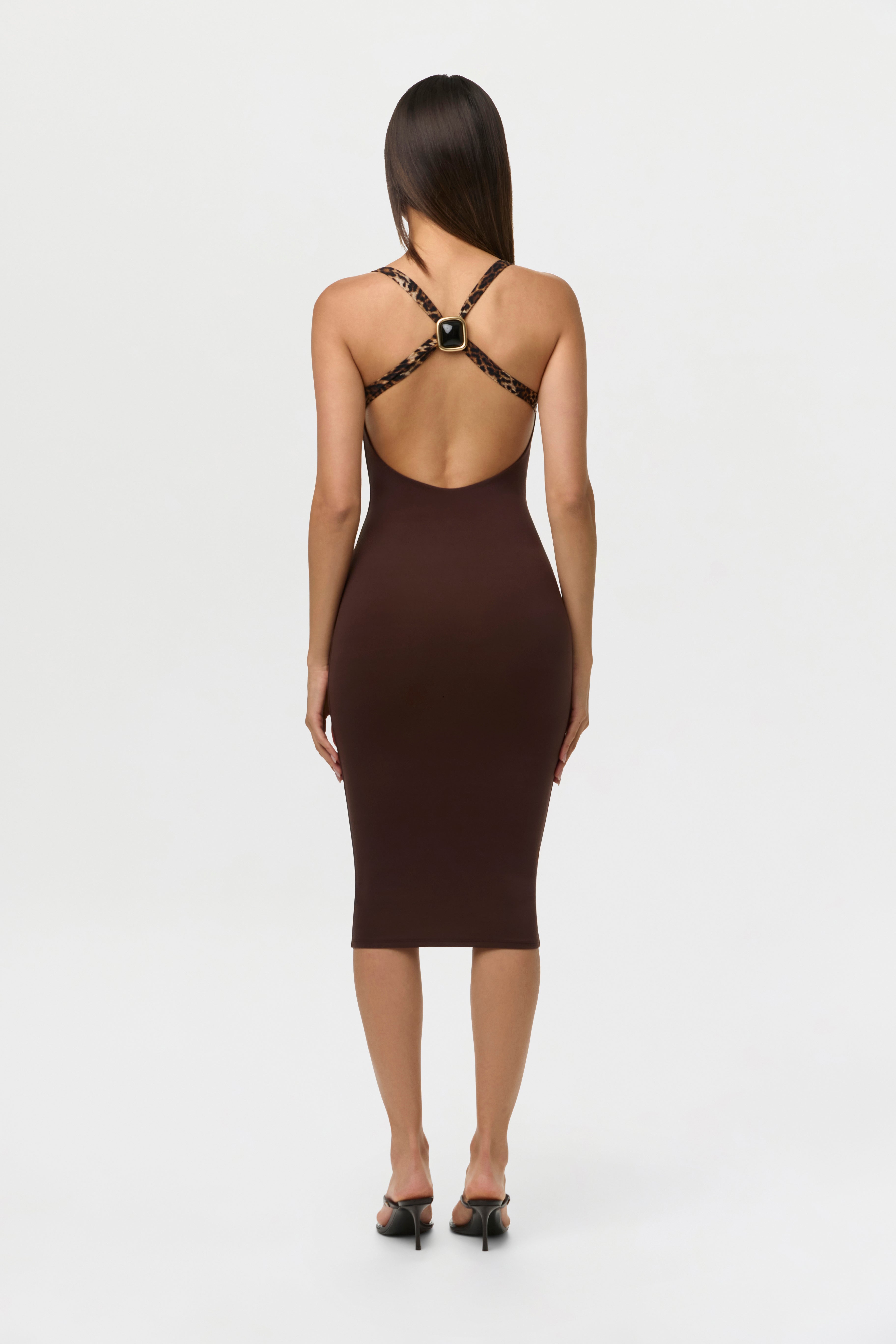 Naked Jewel Midi Dress