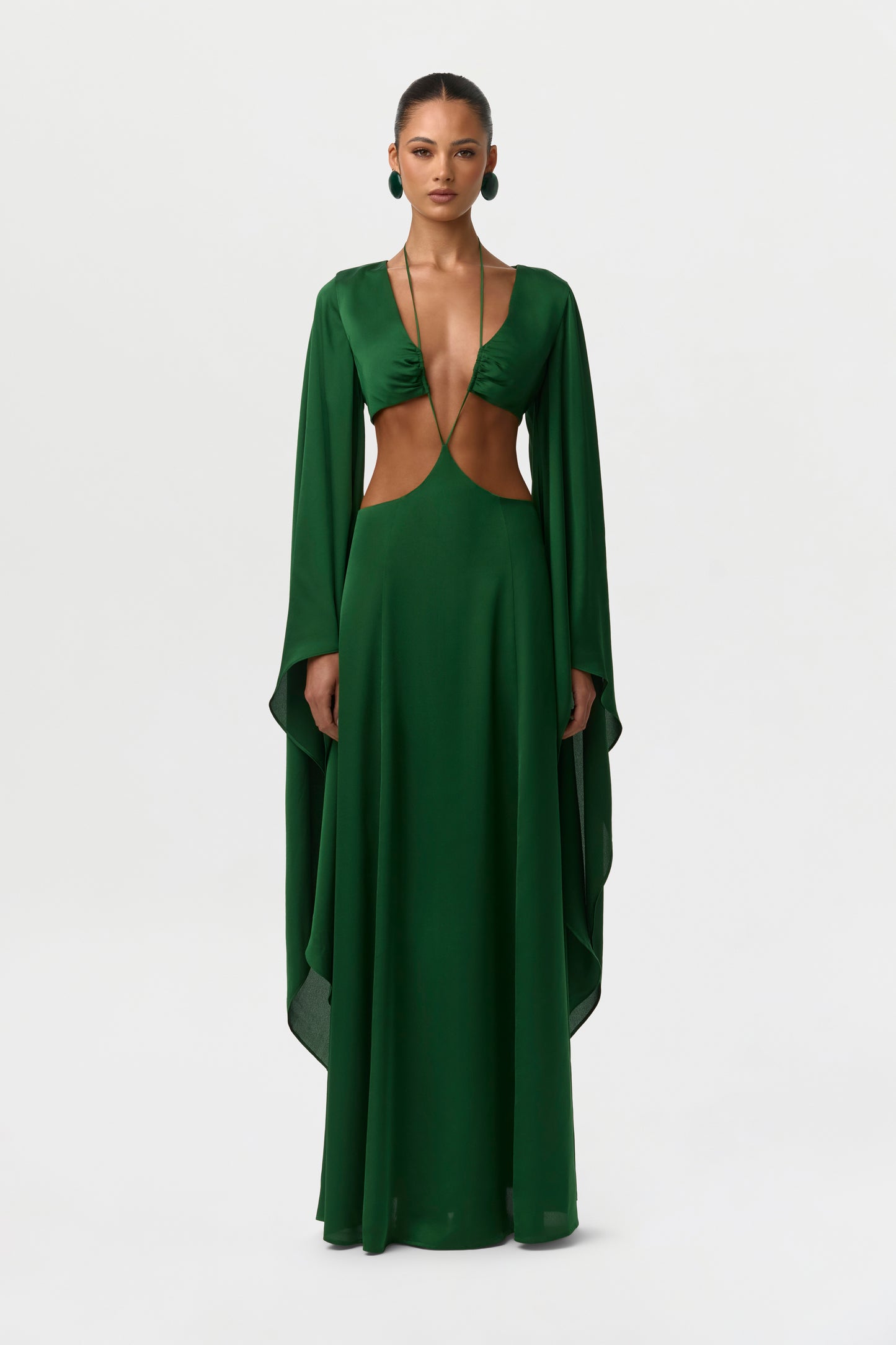women's cut out dress South Beach SPYTFUL 100% Polyester Bandage Cutout Slit Bodycon Dress