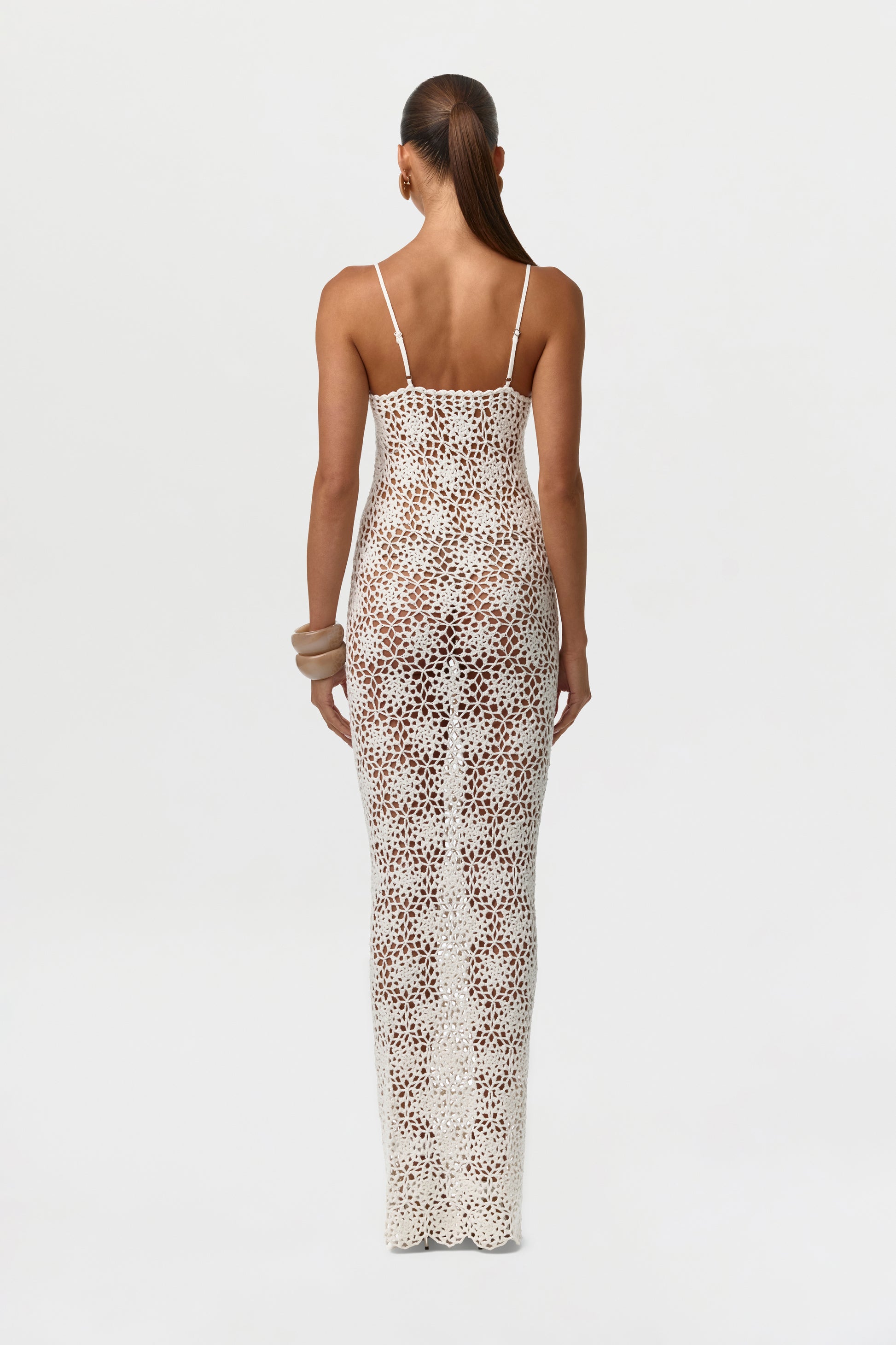 Knit Crochet Maxi Dress Naked Wardrobe Knit Crochet Maxi Dress Naked Wardrobe