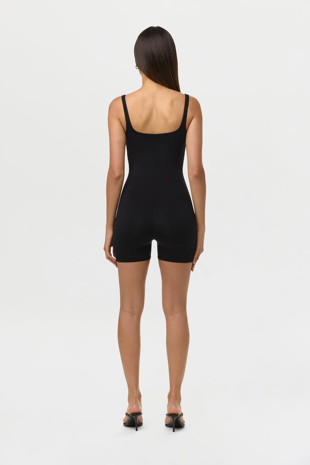 Naked Scoop Tank Romper