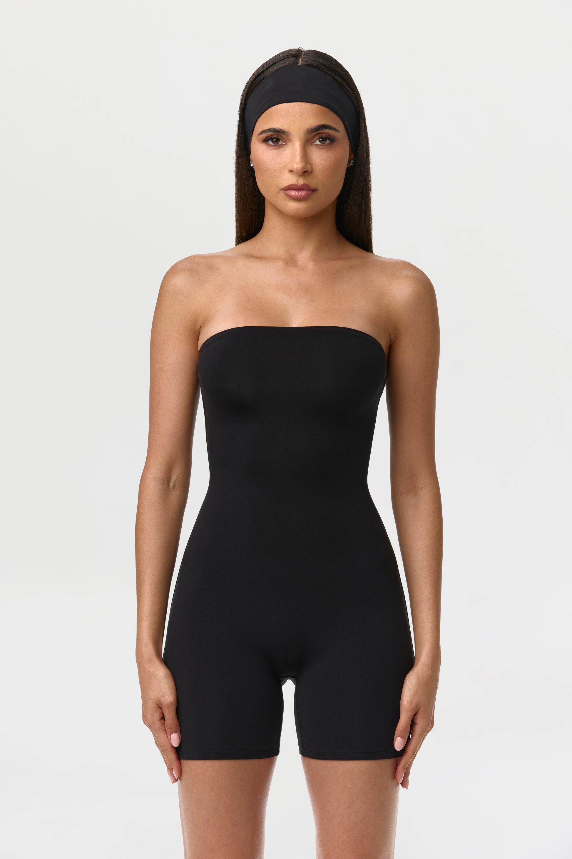 Women's Naked Tube Romper by Naked Wardrobe, Black / M Women's Naked Tube Romper by Naked Wardrobe, Black / M