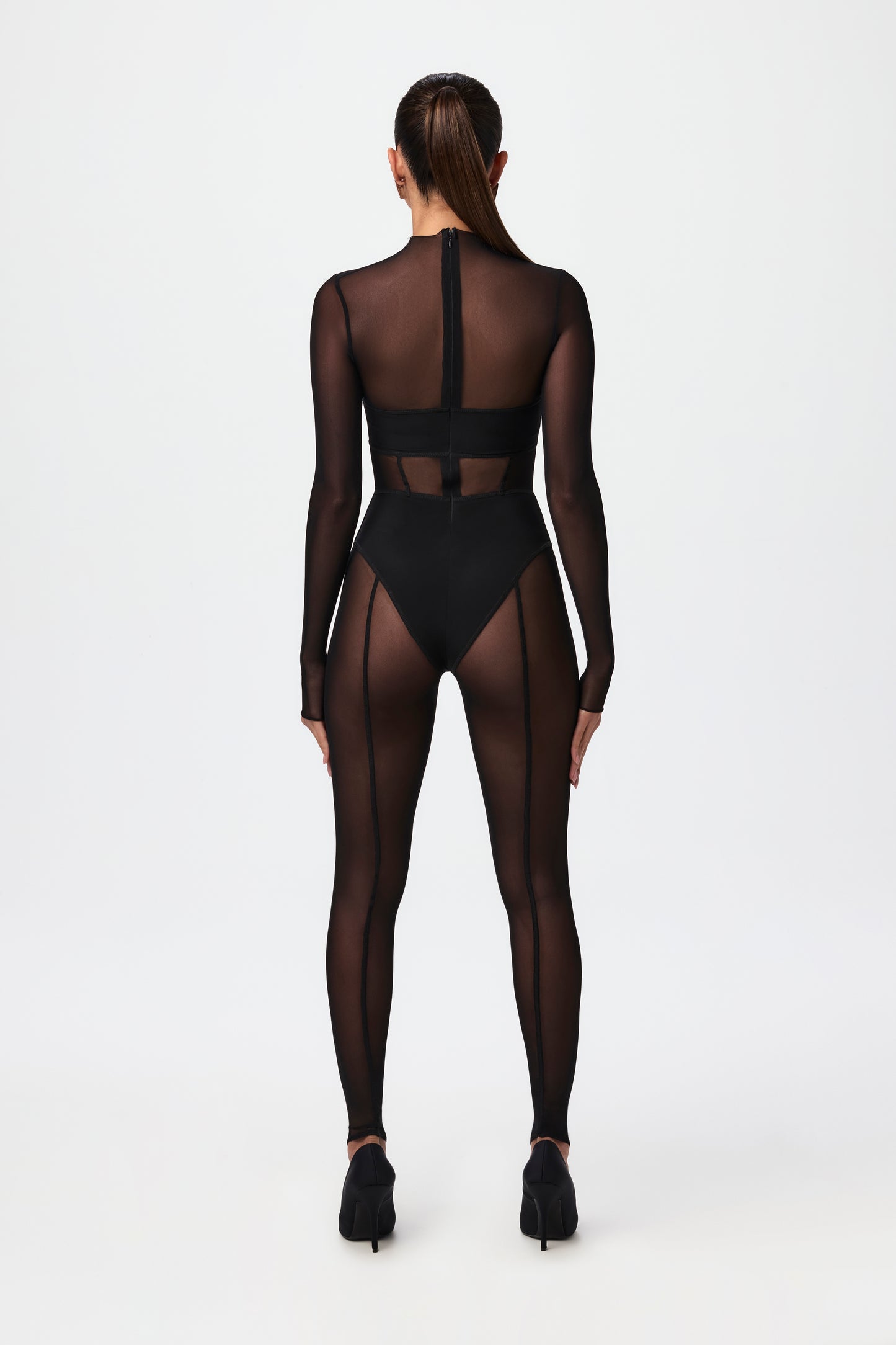 Mesh Toe Loop Jumpsuit