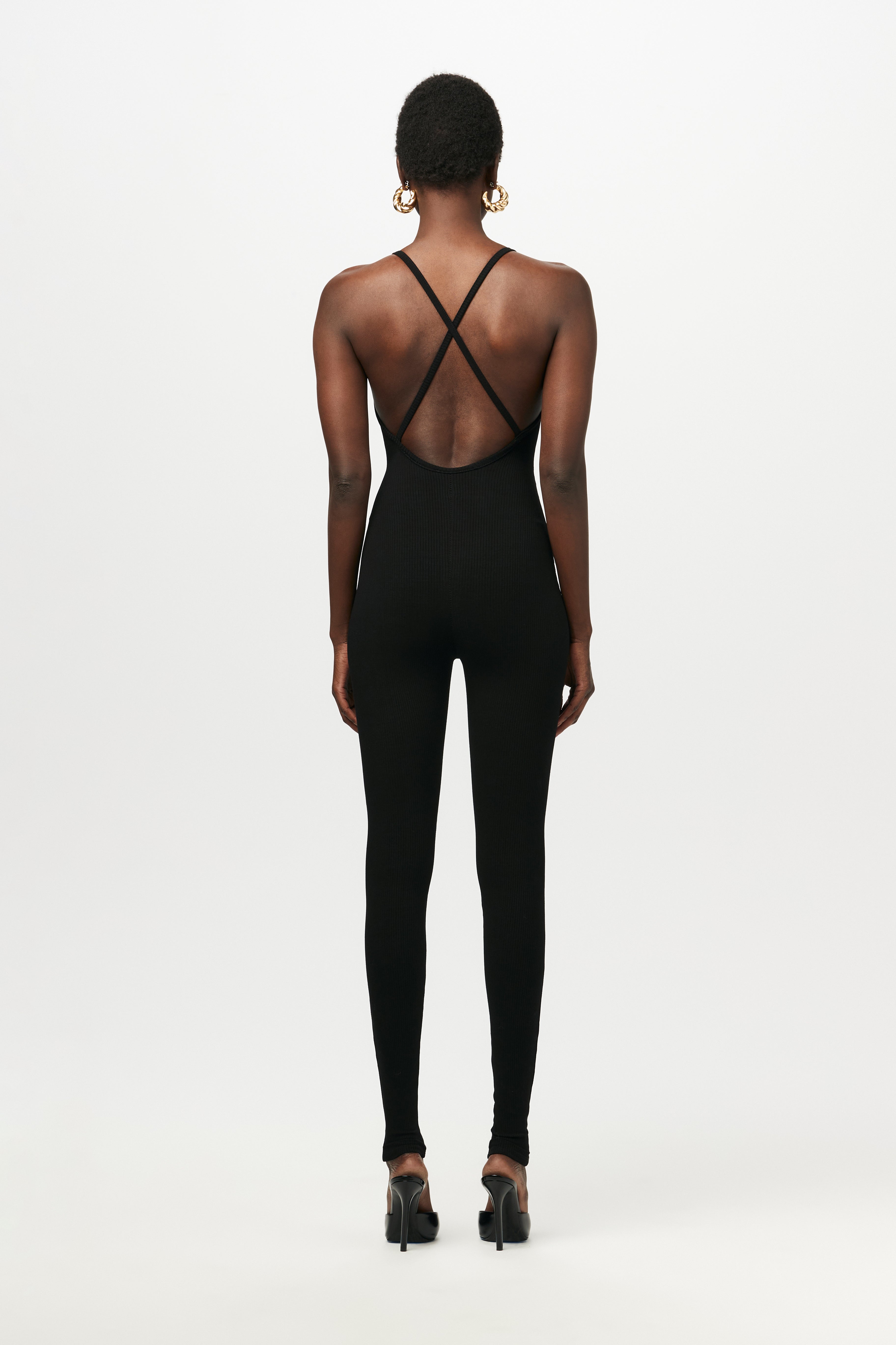 Snatched Cross Back Jumpsuit