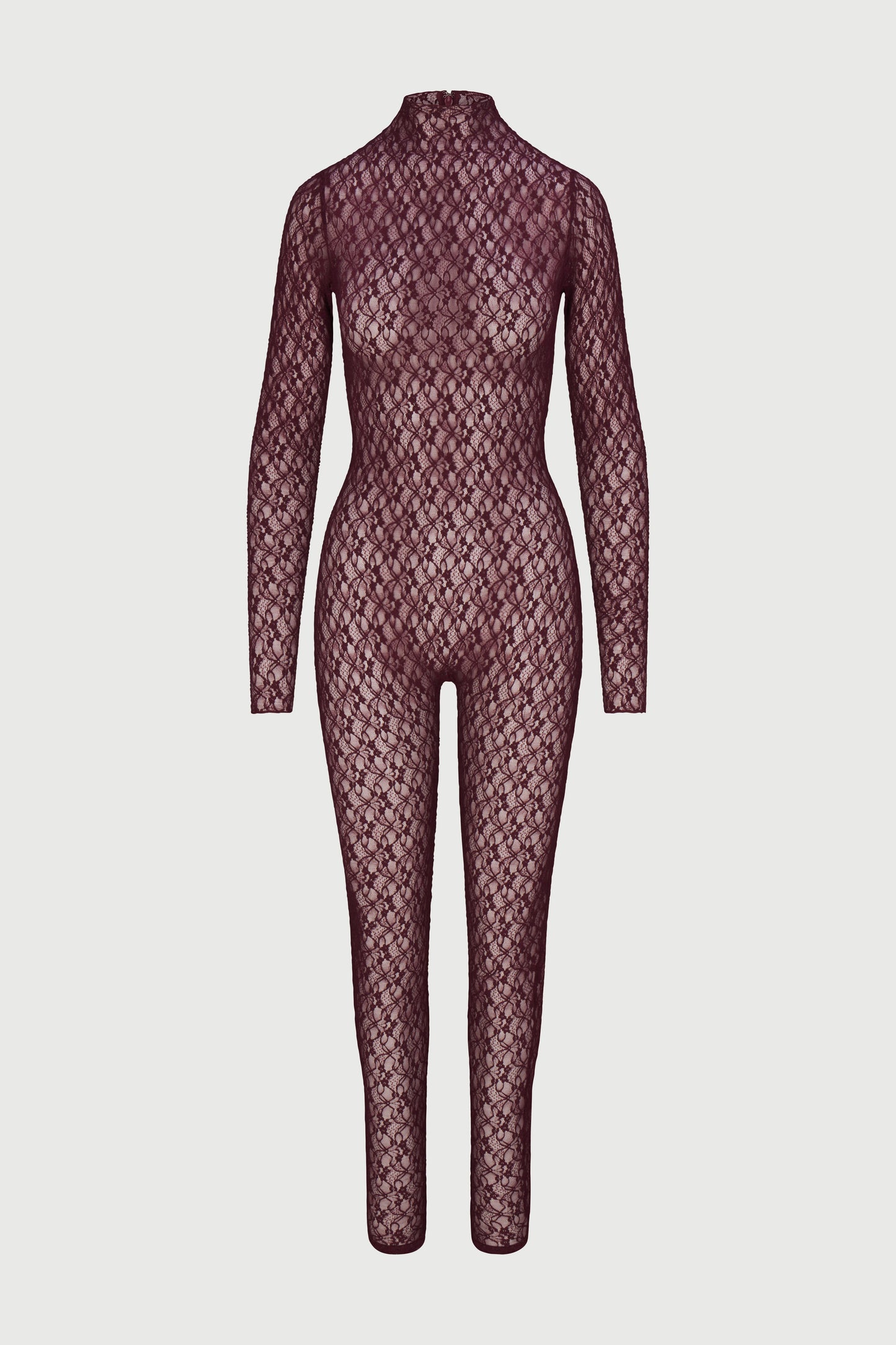 Stretch Lace Stirrup Jumpsuit