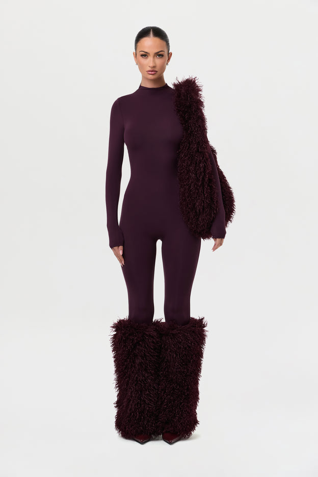 Faux Fur Plush Leg Warmers