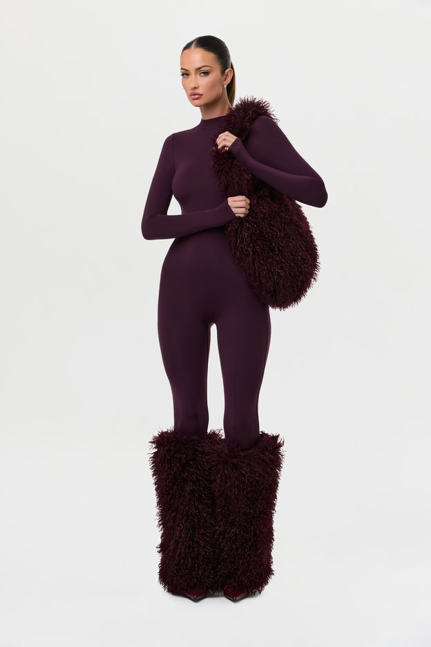 Faux Fur Plush Shoulder Bag