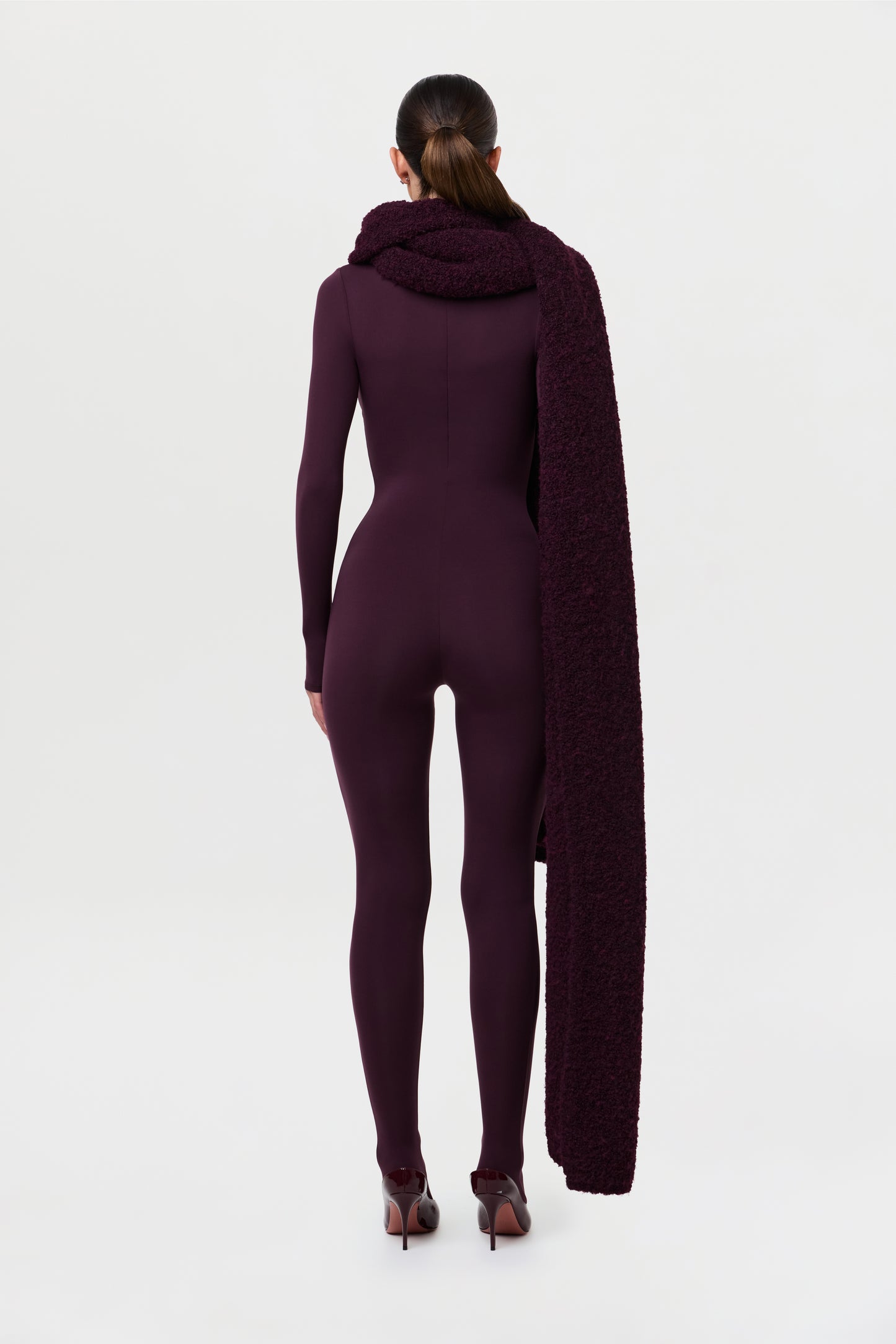 Bouclé Knit Oversized Scarf