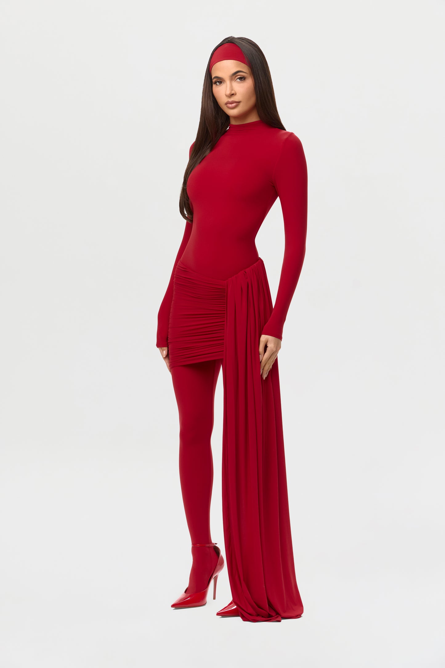 Naked Mock Neck Bodysuit