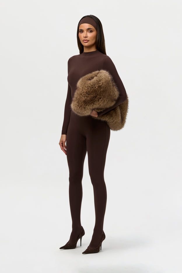 Faux Fur Oversized Clutch
