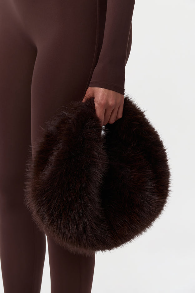 Faux Fur Plush Mini Bag