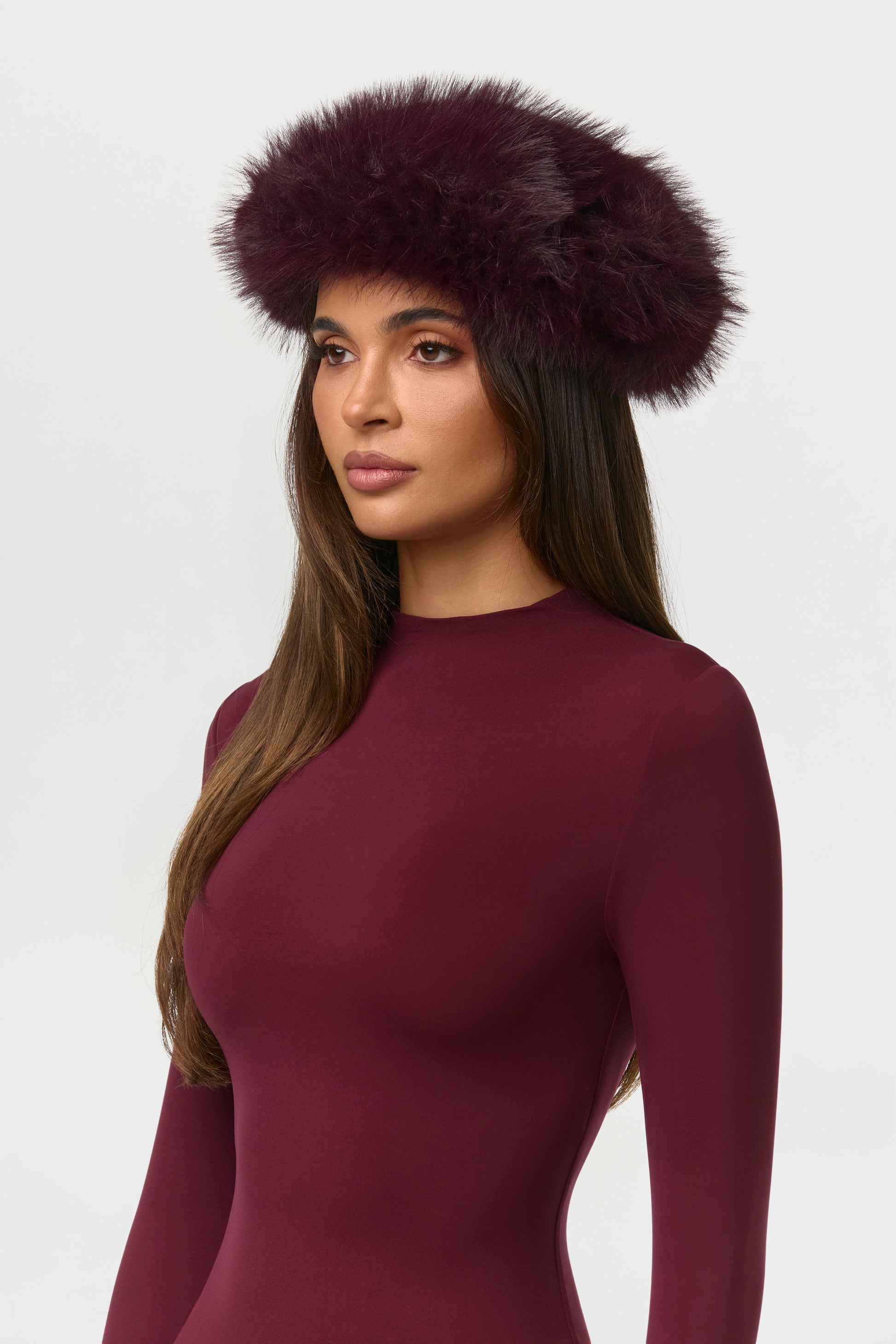 Faux Fur Beret