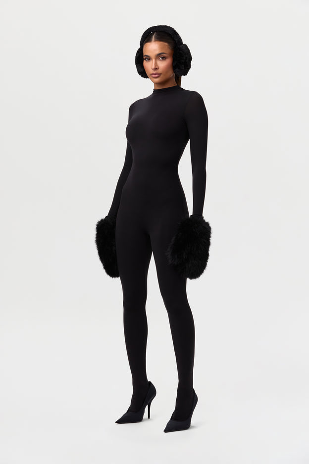 Faux Fur Mitten