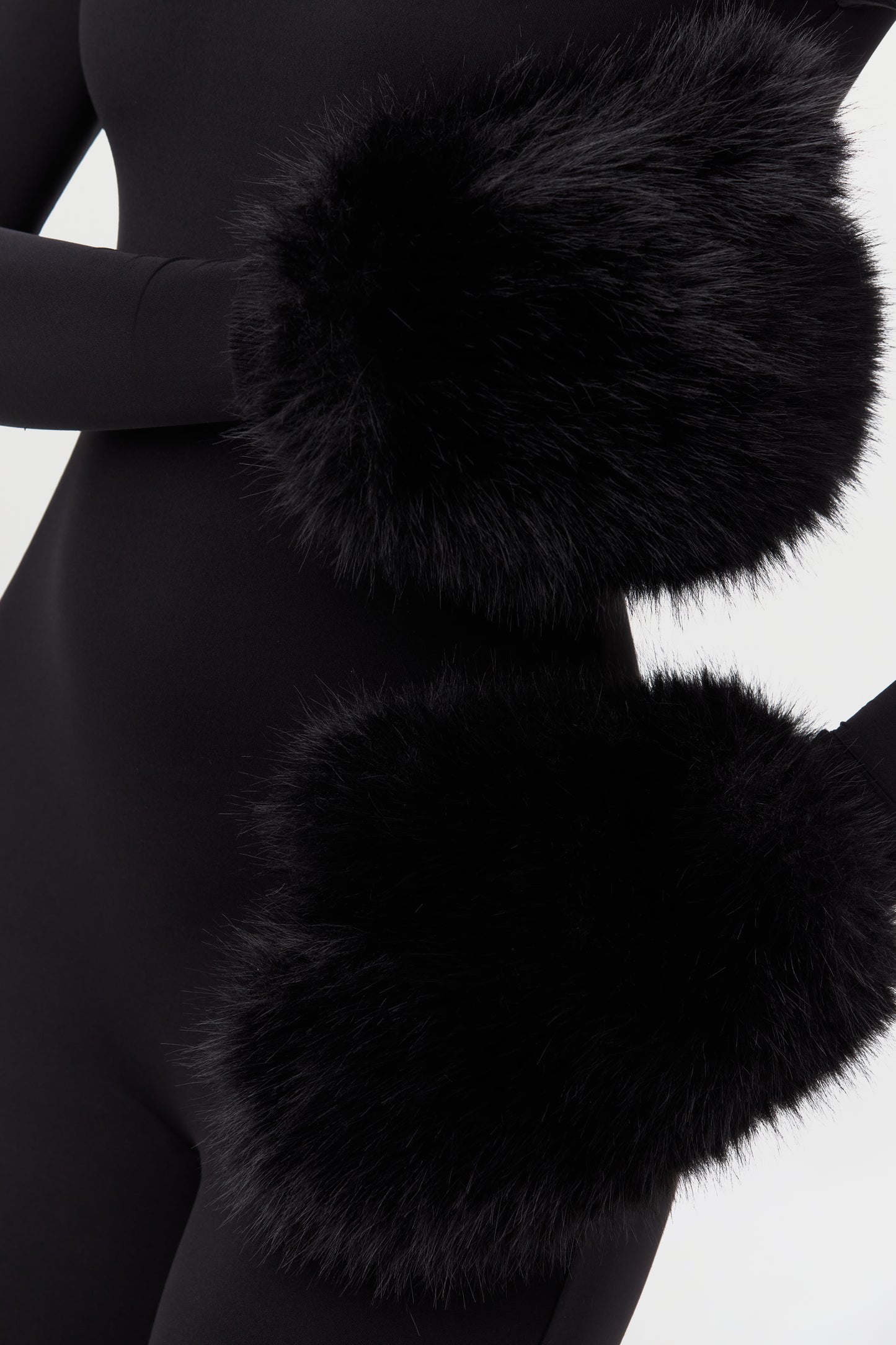 Faux Fur Mittens