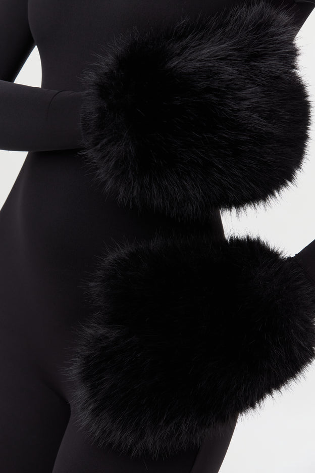 Faux Fur Mittens