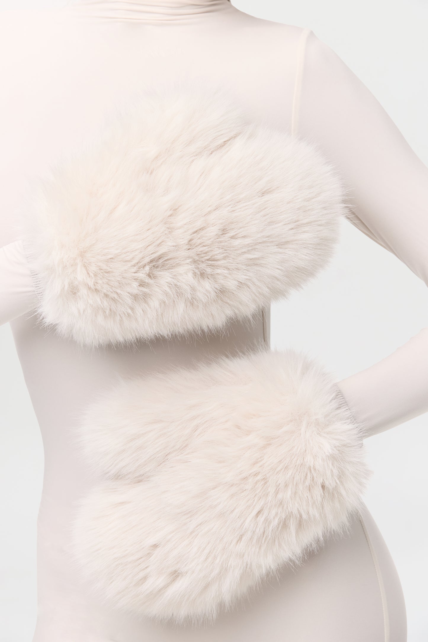 Faux Fur Mittens