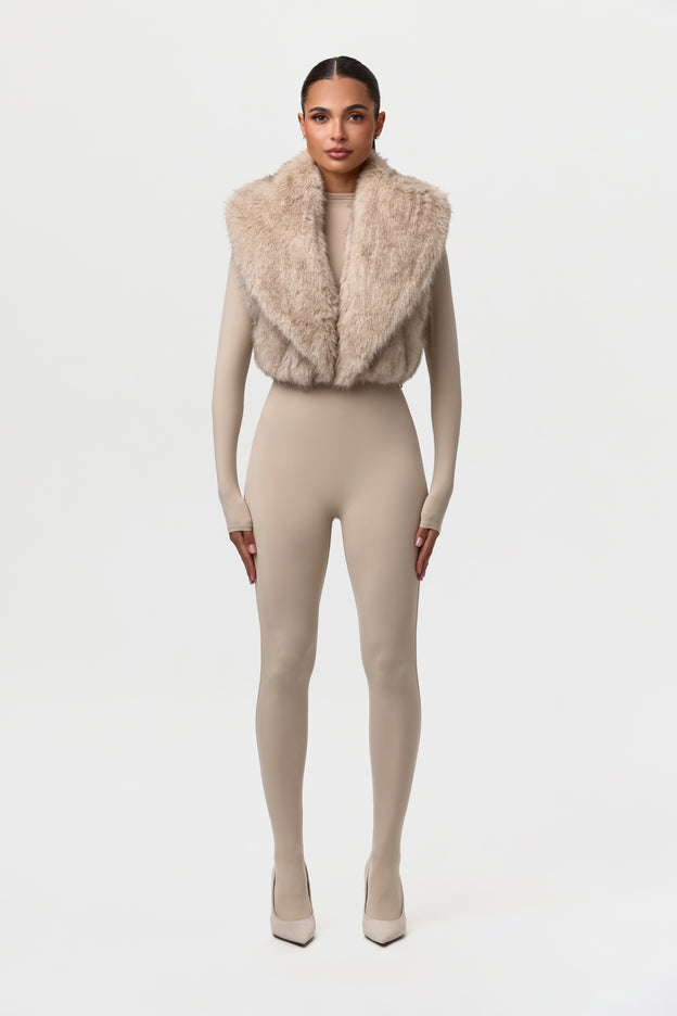 Faux Fur Plush Vest