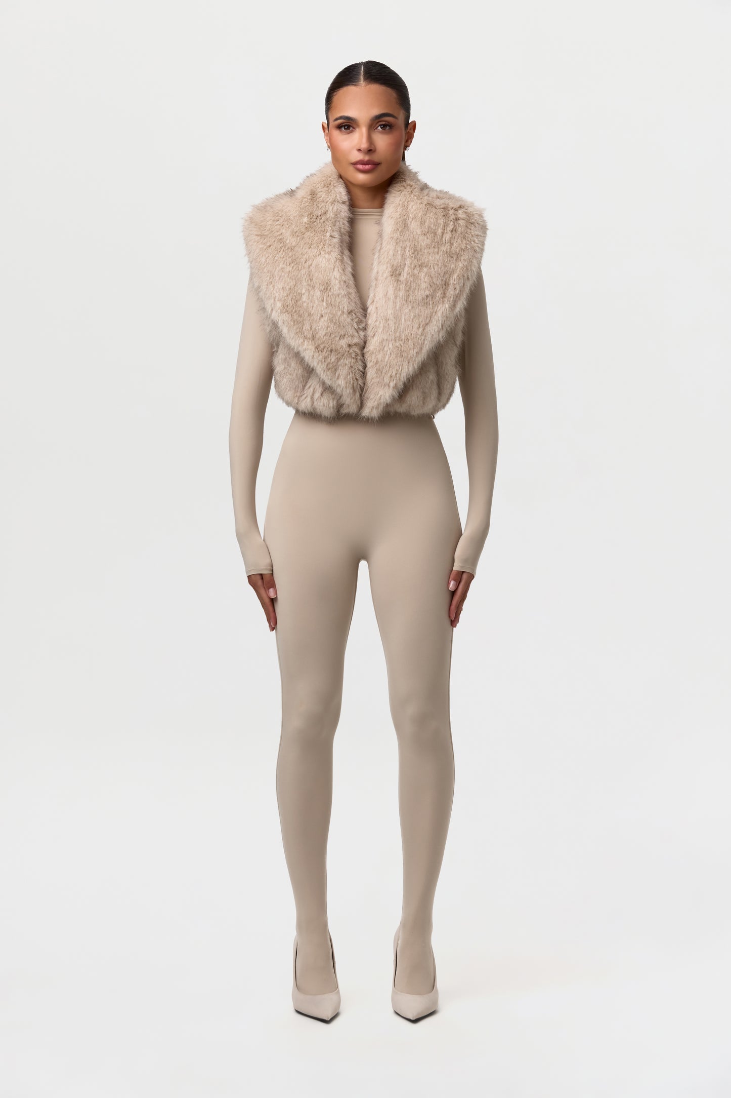 Faux Fur Plush Vest
