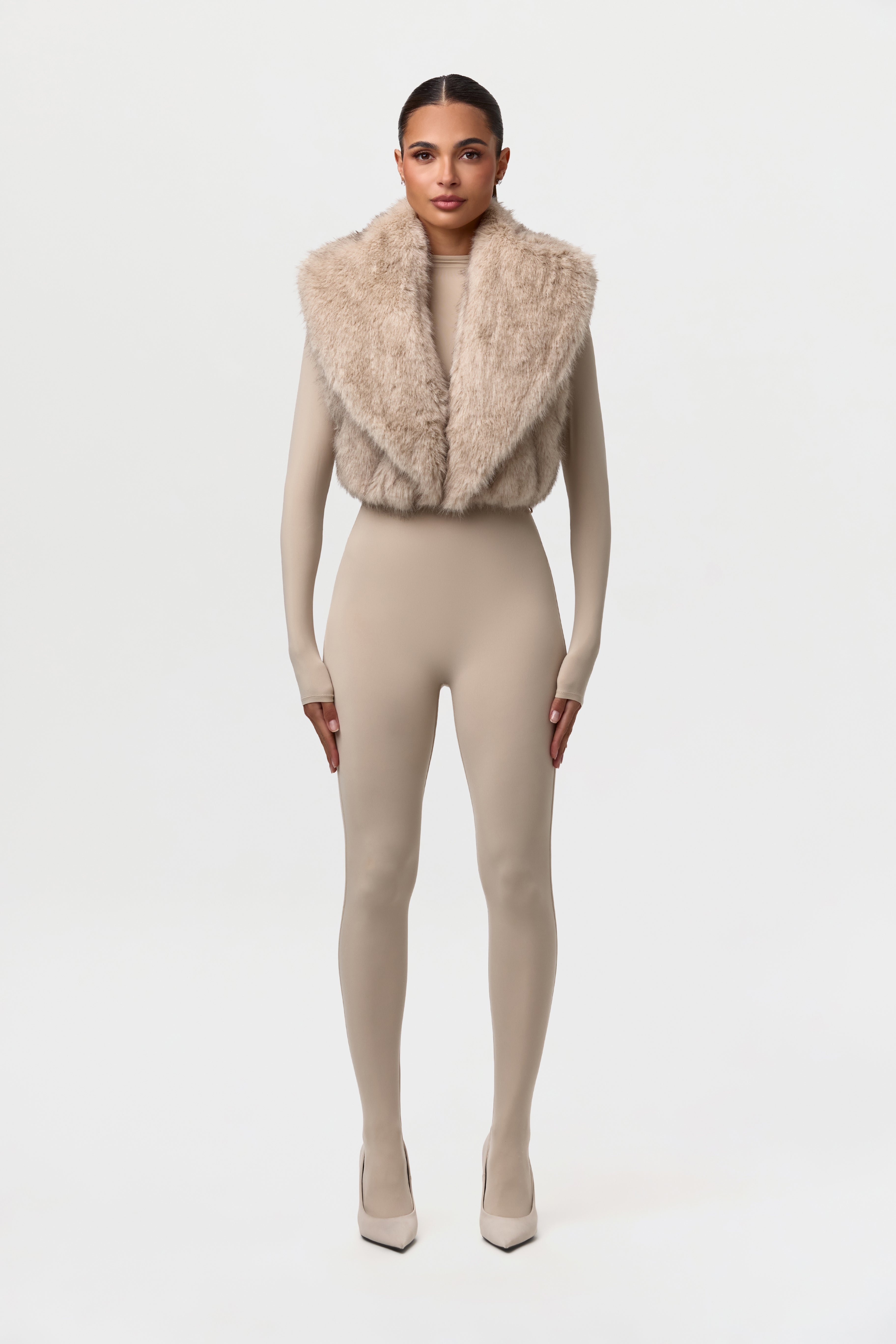 Faux Fur Plush Vest