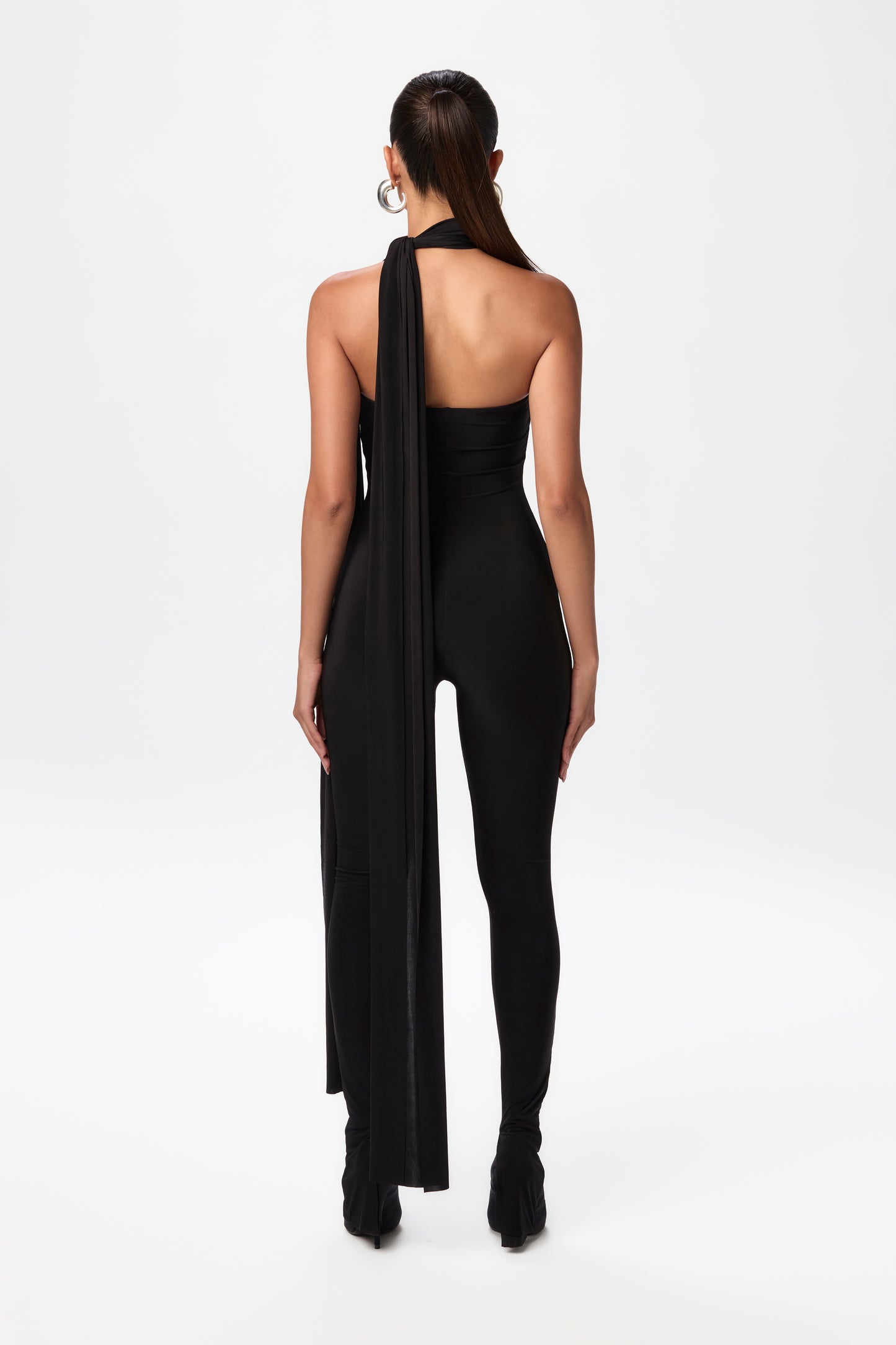 Hourglass Scarf Tube Jumpsuit