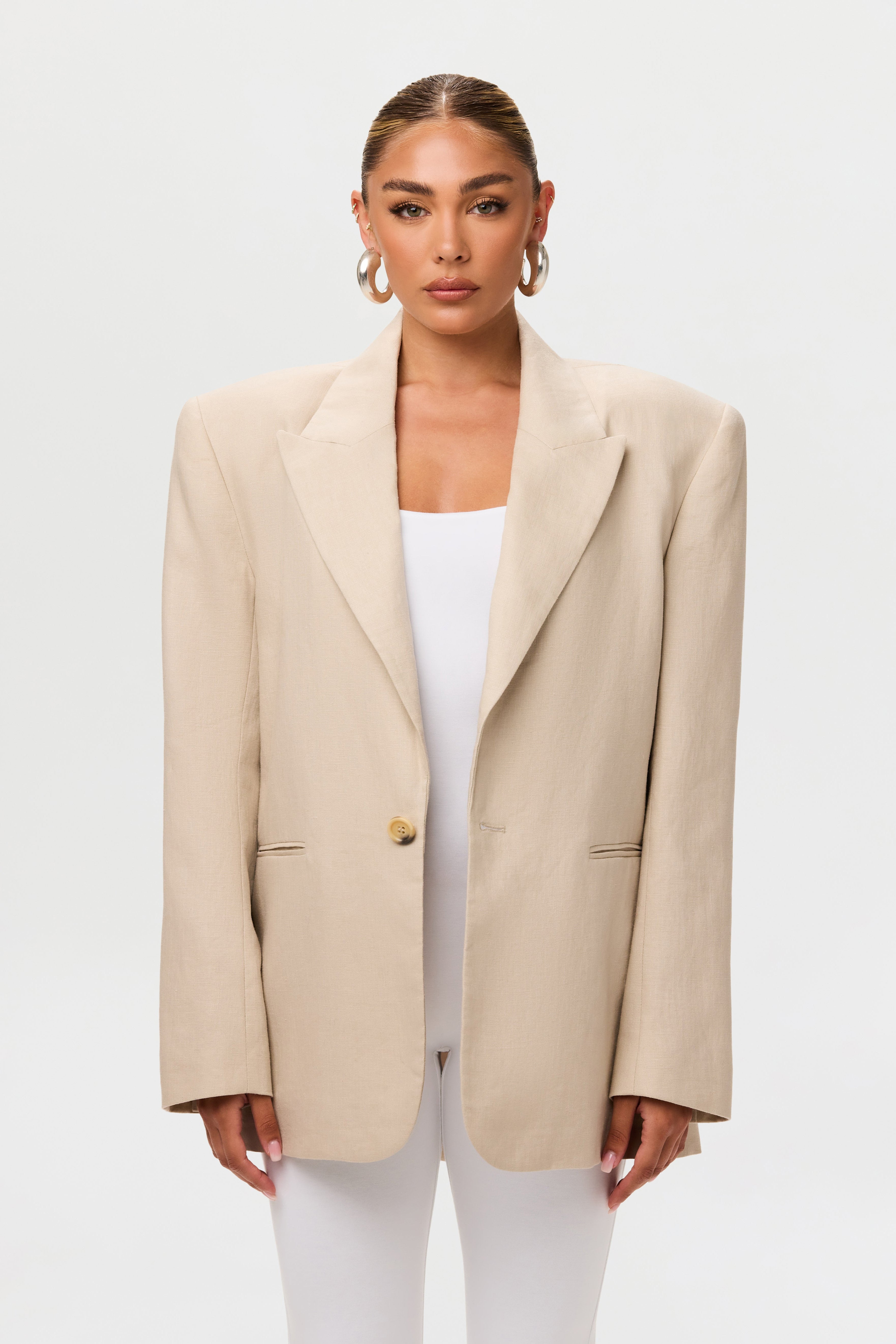 Linen Suited Blazer