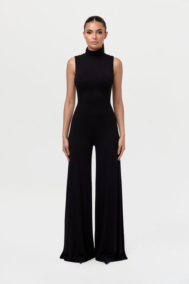 NW Turtleneck Wide-Leg Jumpsuit Petite