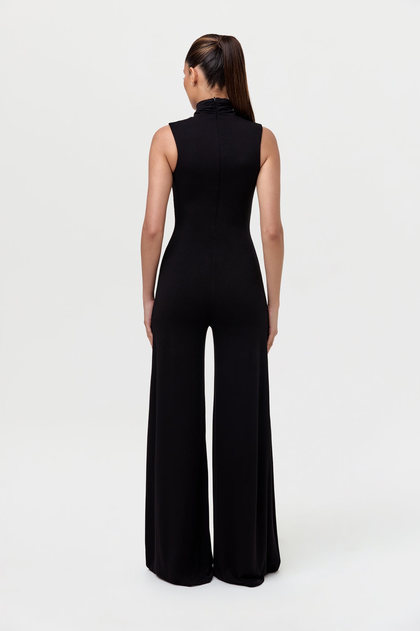 NW Turtleneck Wide-leg Jumpsuit