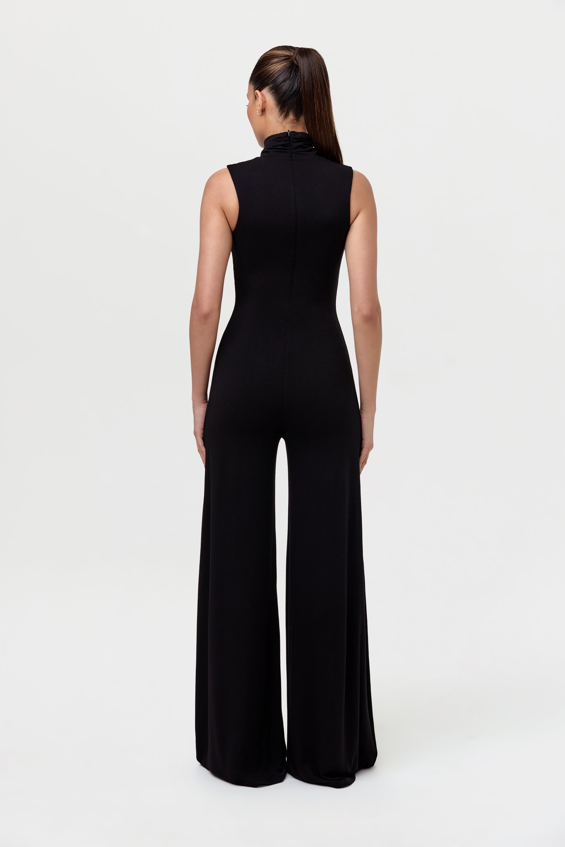 NW Turtleneck Wide-Leg Jumpsuit Petite