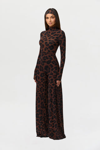 Naked Print Wide-Leg Jumpsuit