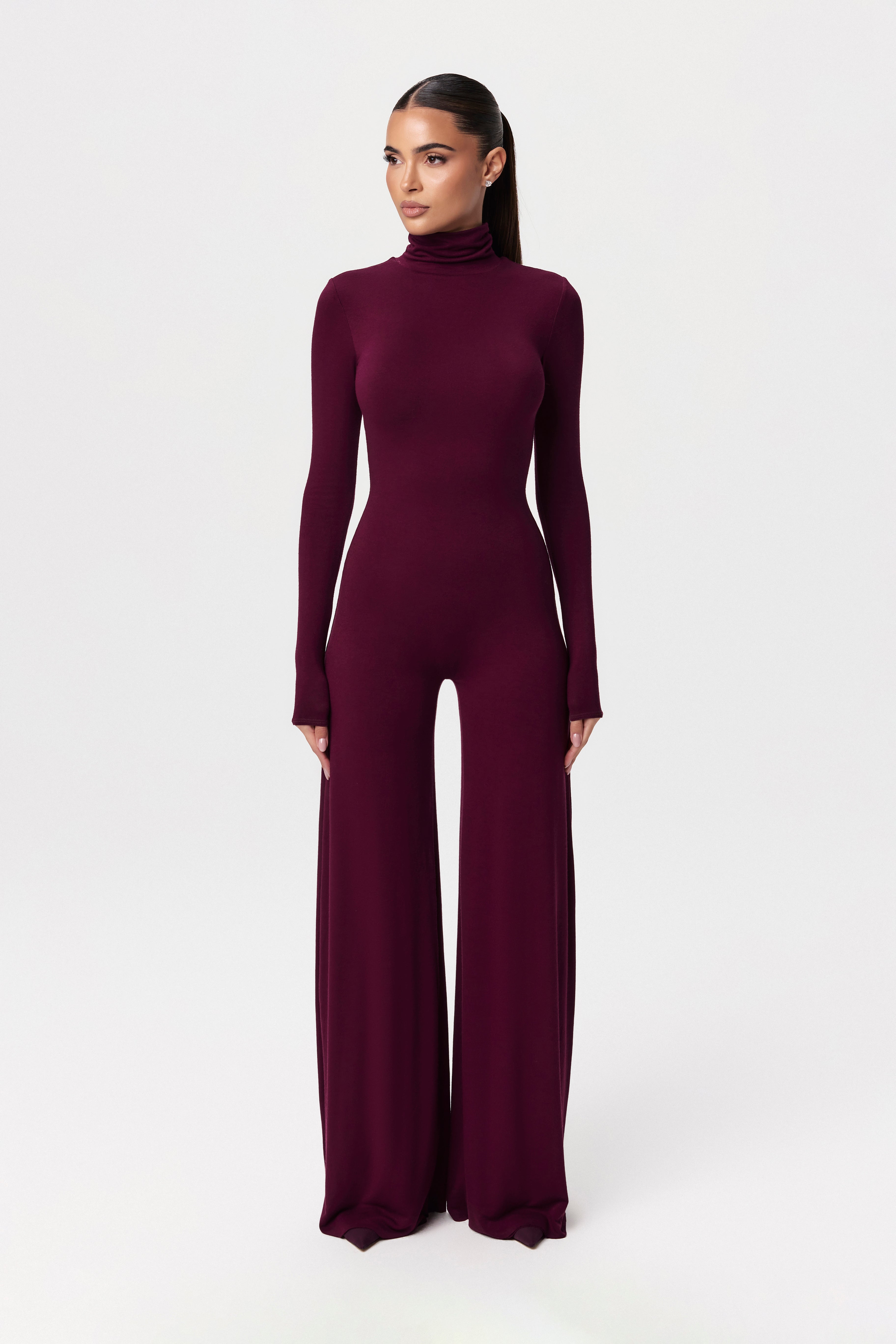 NW Sculpt Wide-Leg Jumpsuit – Naked Wardrobe