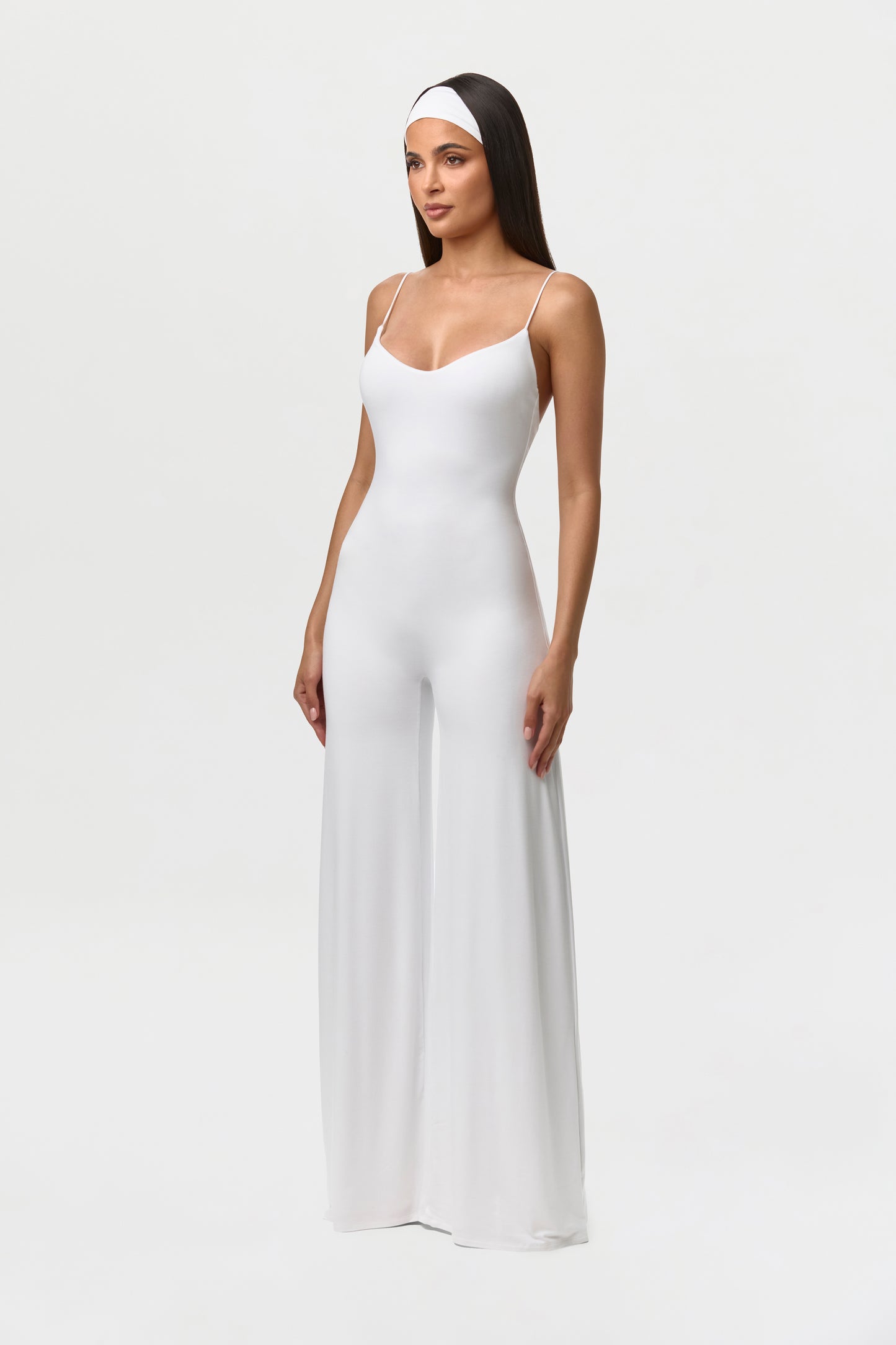 Smooth Cami Wide Leg Jumpsuit Petite