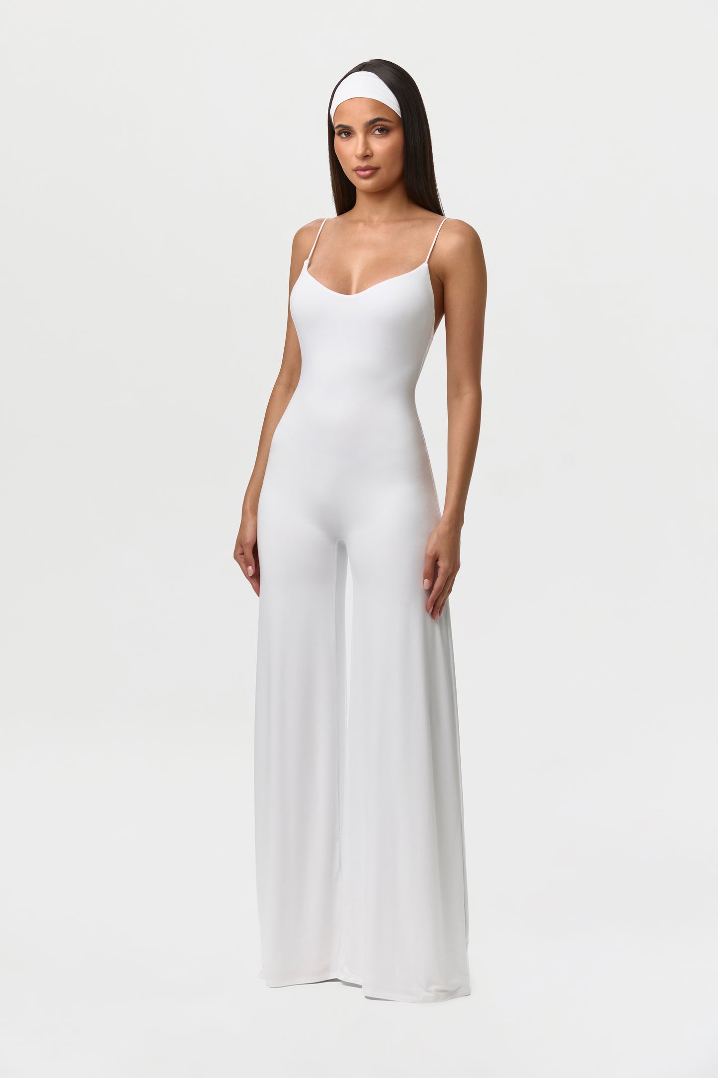 Smooth Cami Wide Leg Jumpsuit Petite