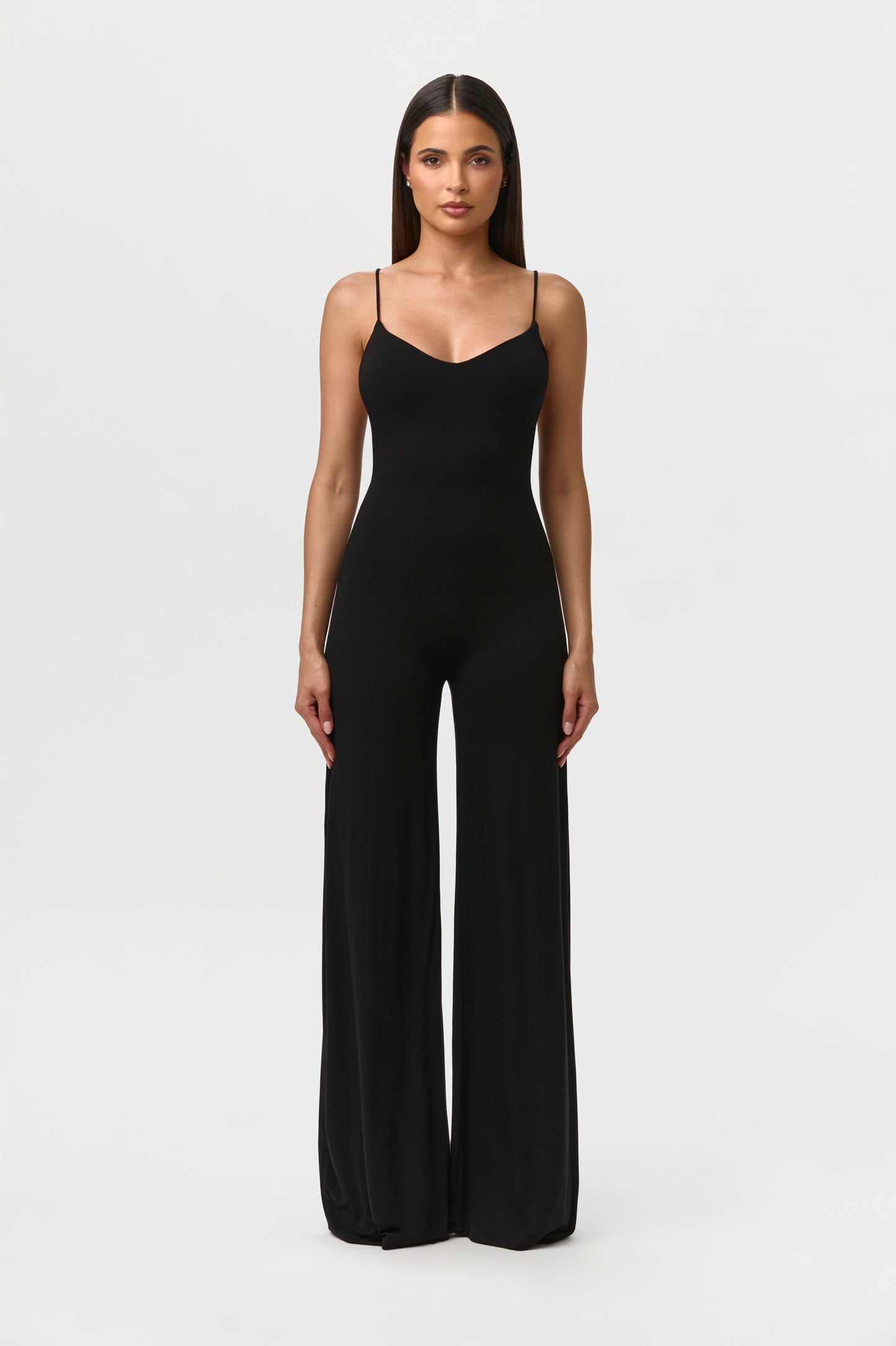 Smooth Cami Wide Leg Jumpsuit Petite