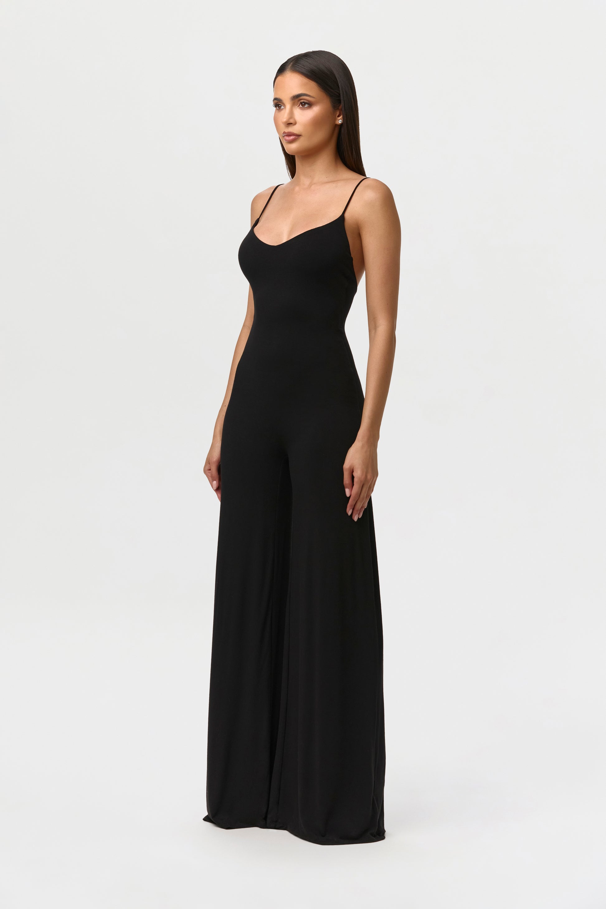 Smooth Cami Wide Leg Jumpsuit Petite
