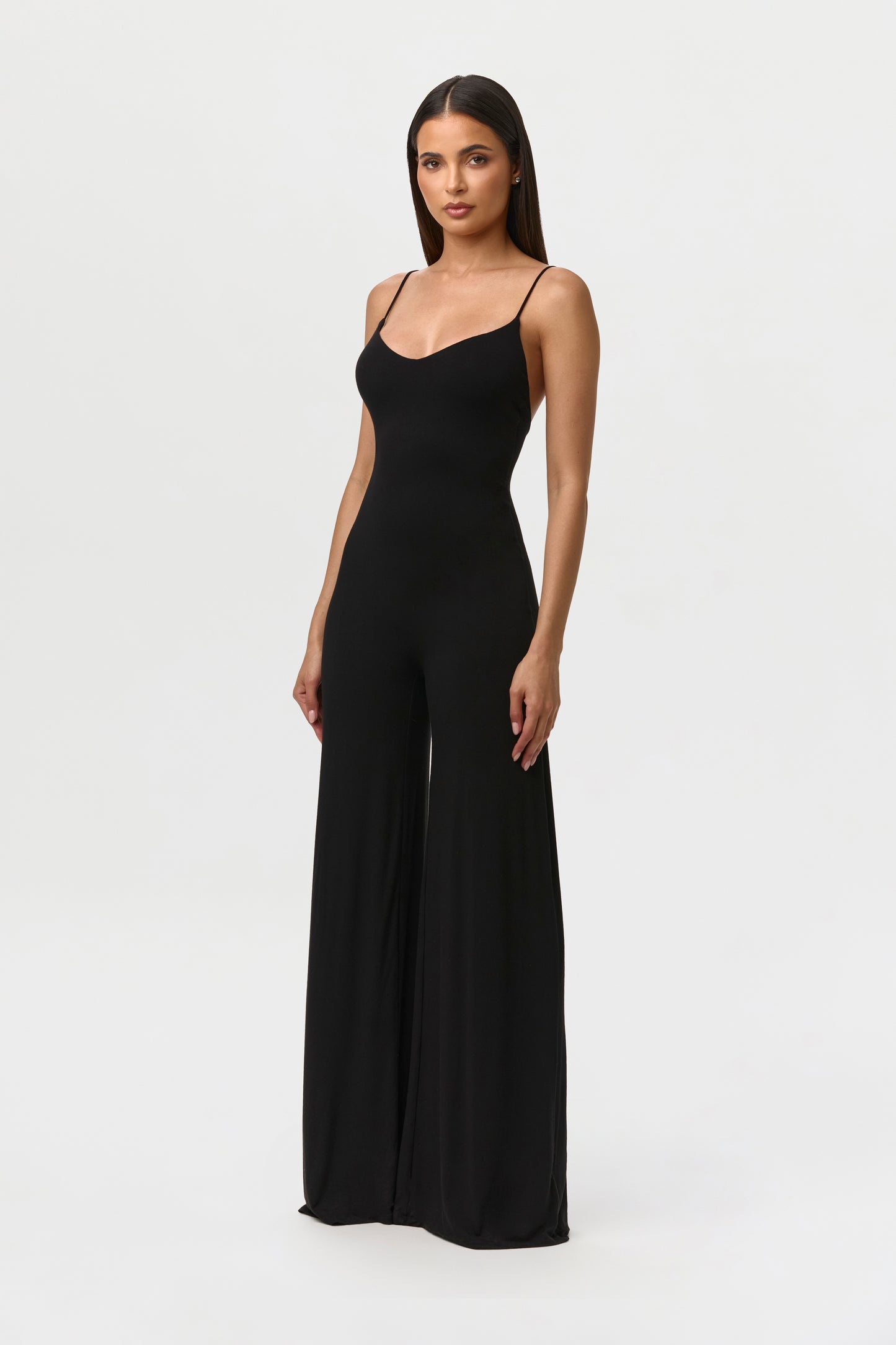 Smooth Cami Wide Leg Jumpsuit Petite