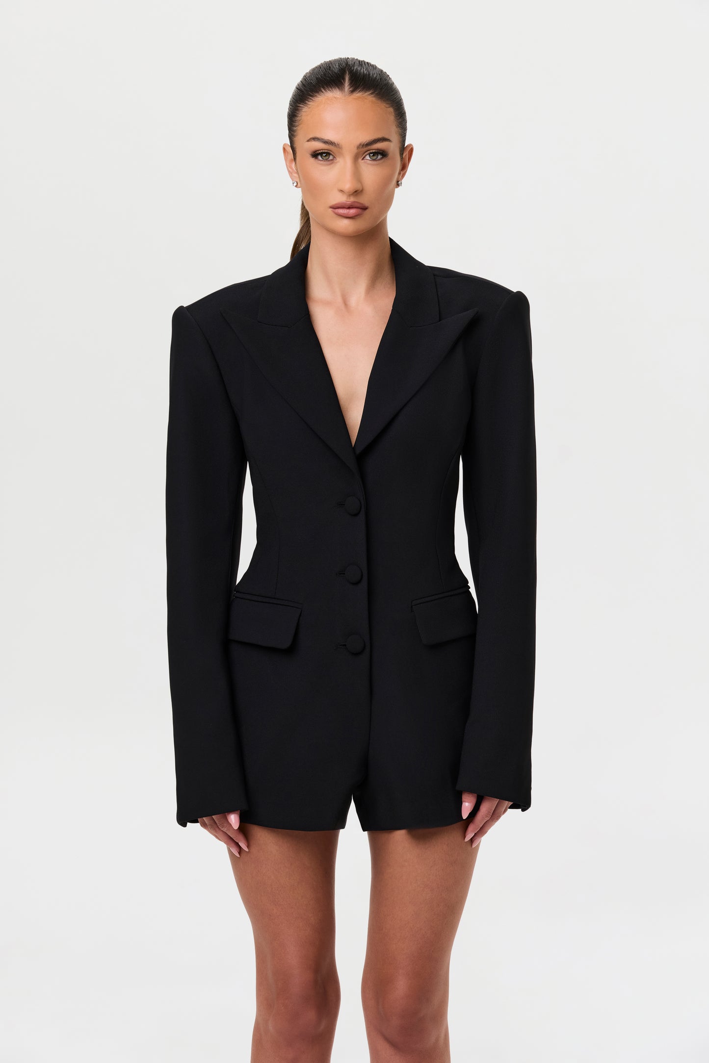 Suiting Blazer Romper