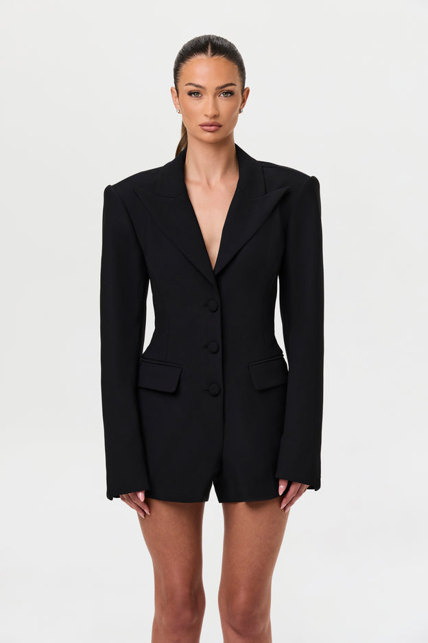 Suiting Blazer Romper