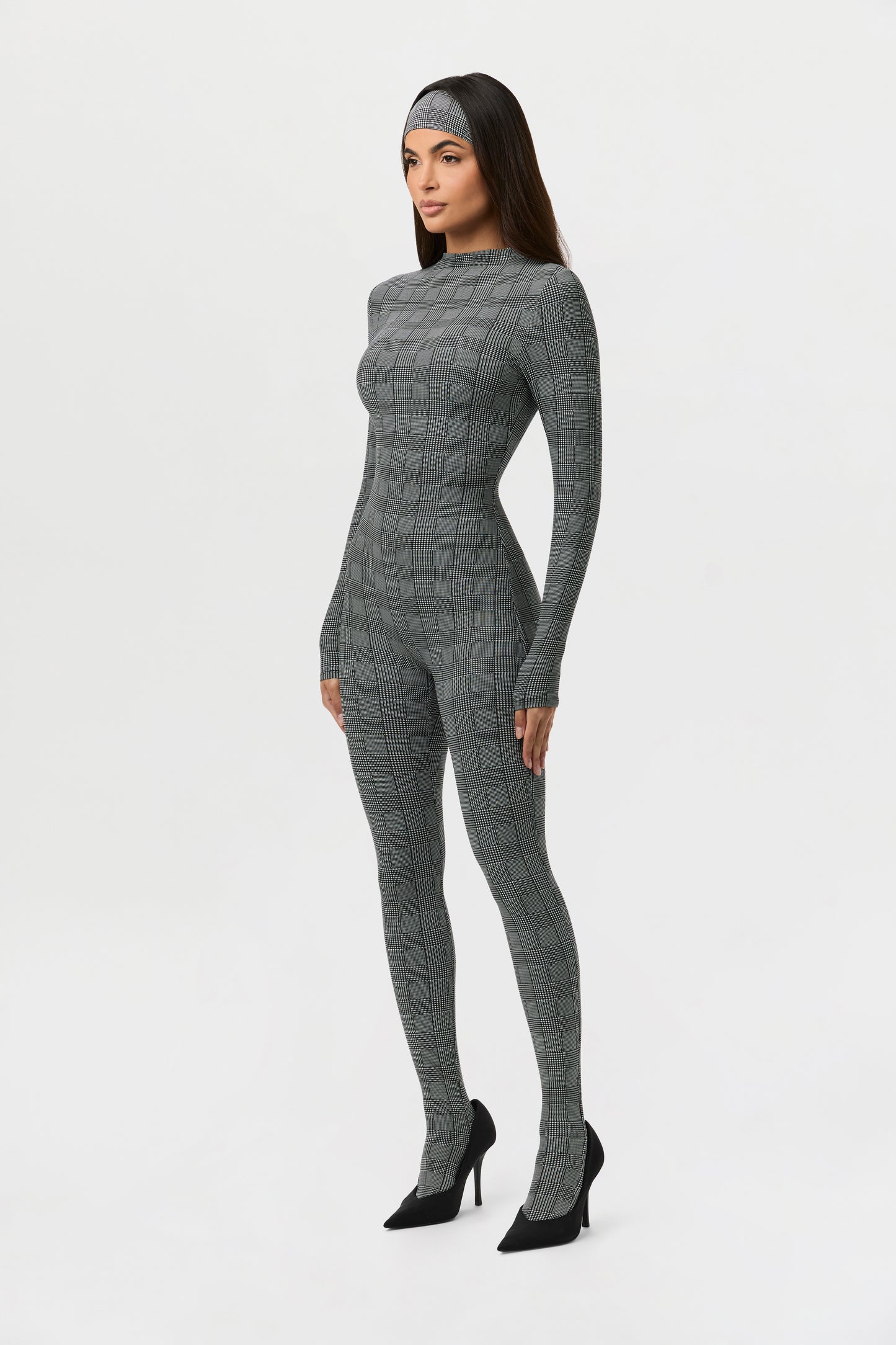 Naked Print Closed Toe Jumpsuit