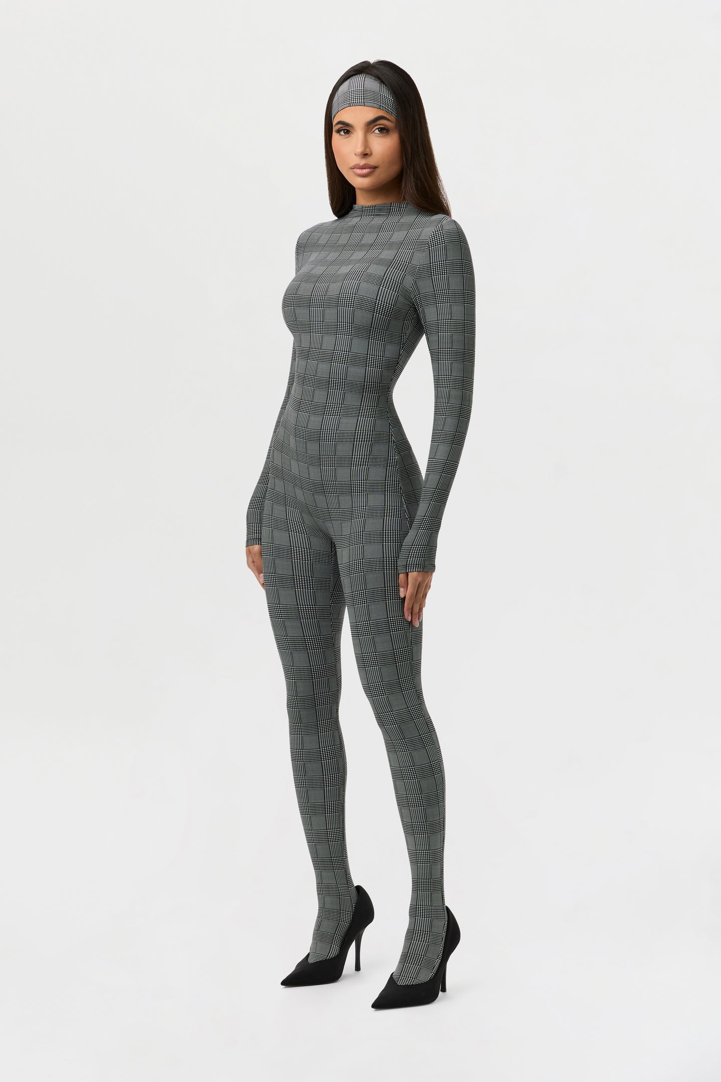 Naked Print Jumpsuit Petite