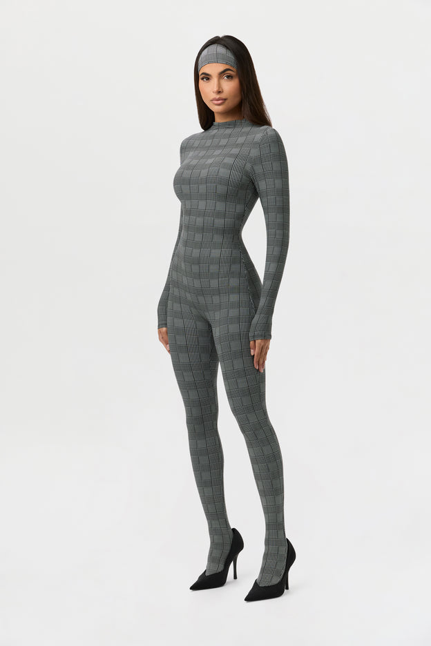 Naked Print Jumpsuit Petite