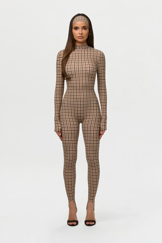 Naked Print Stirrup Jumpsuit
