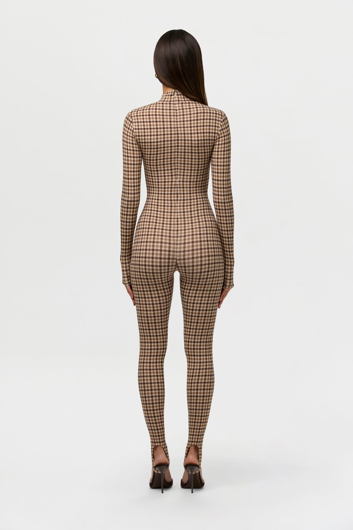 Naked Print Stirrup Jumpsuit Petite