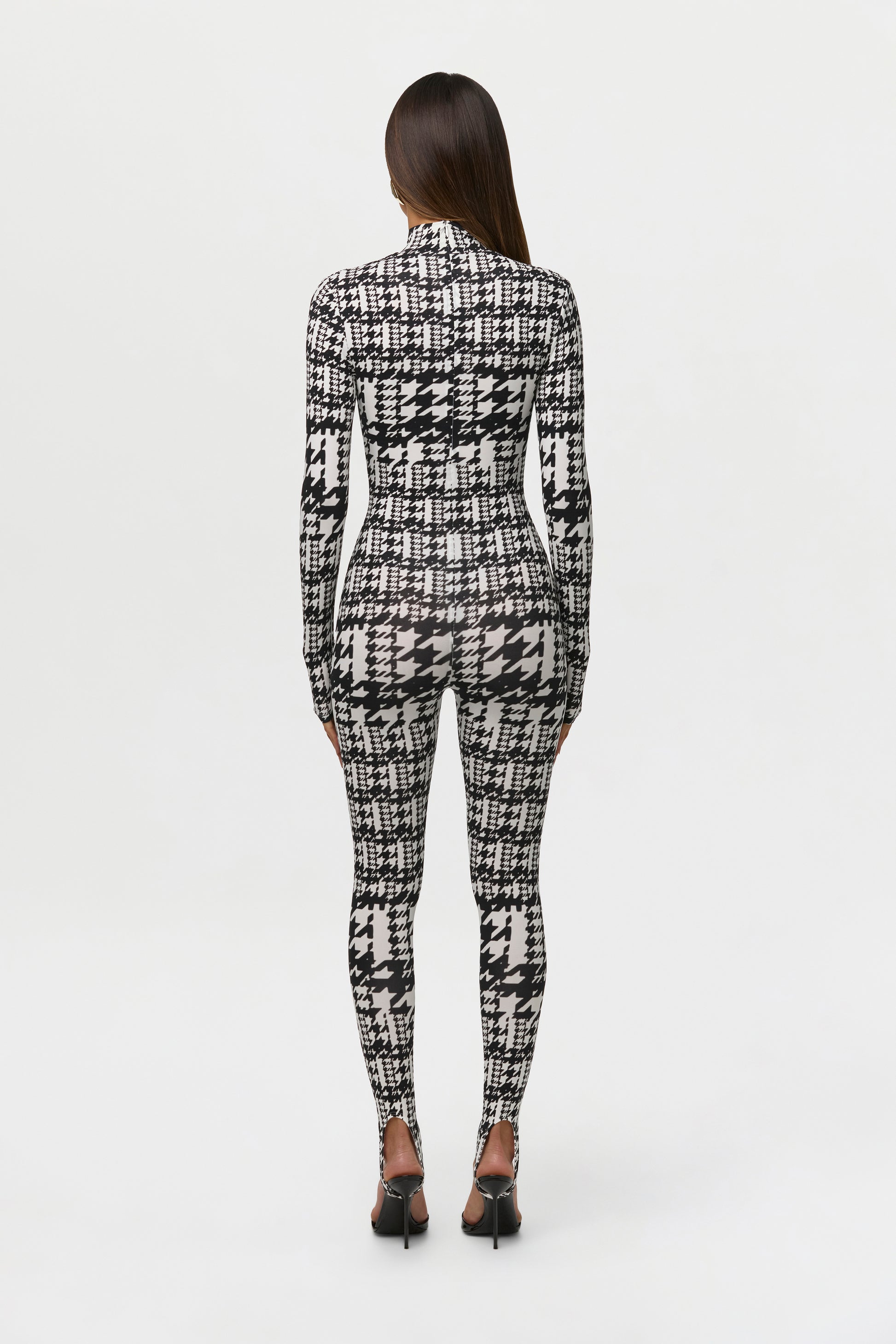 Naked Print Stirrup Jumpsuit