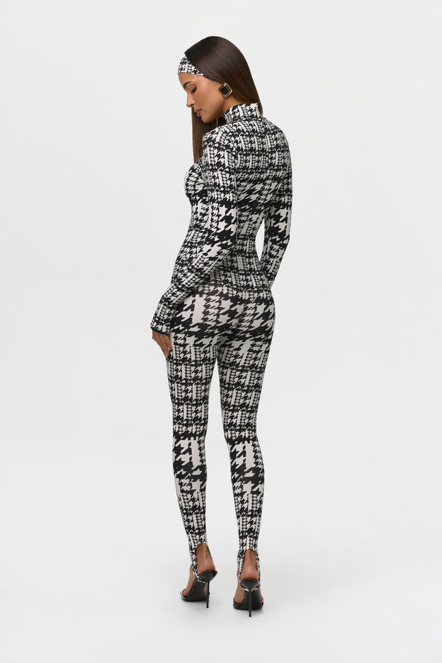 Naked Print Stirrup Jumpsuit