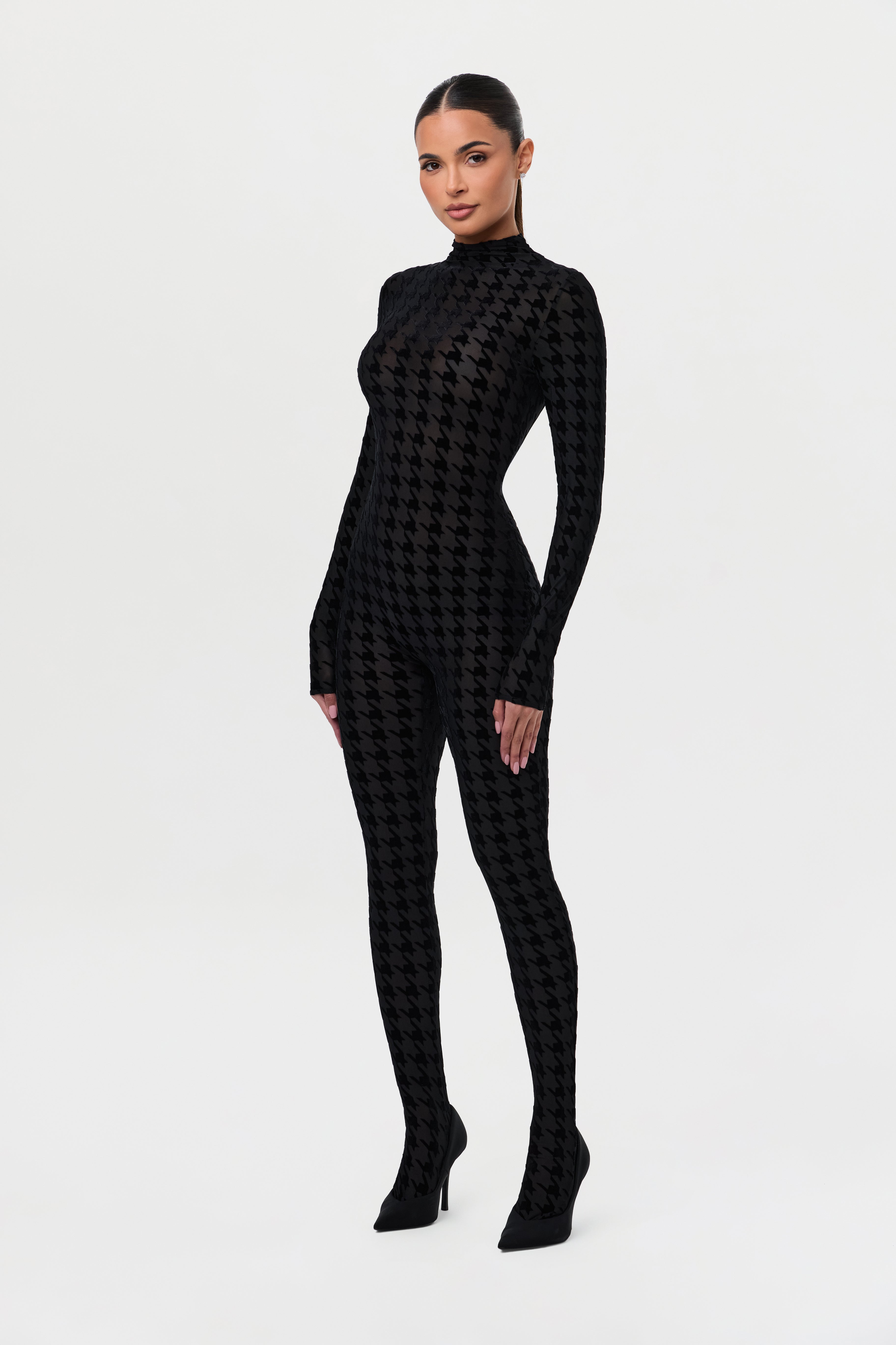 Burnout Closed Toe Jumpsuit Petite