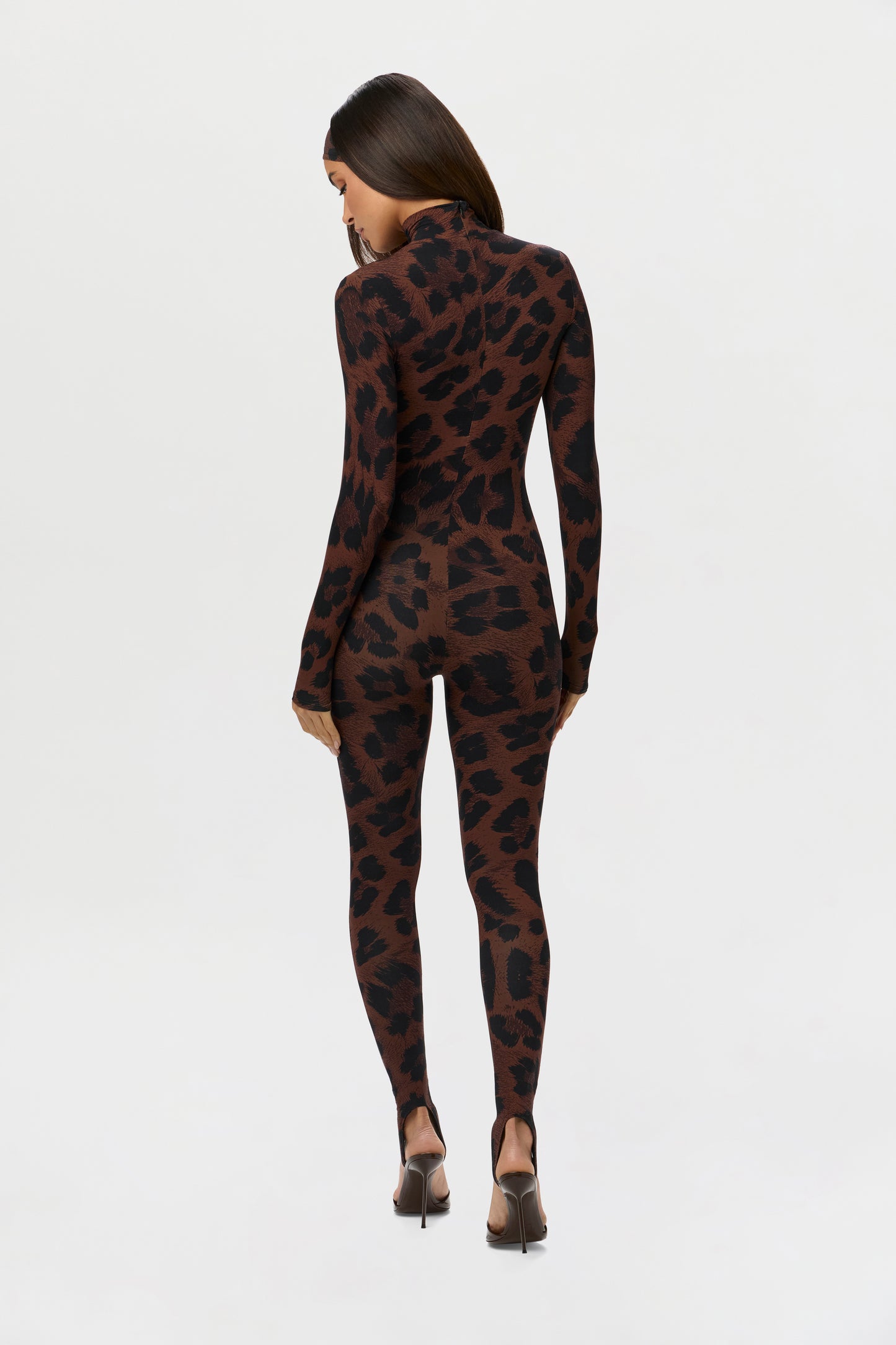 Naked Print Stirrup Jumpsuit Petite