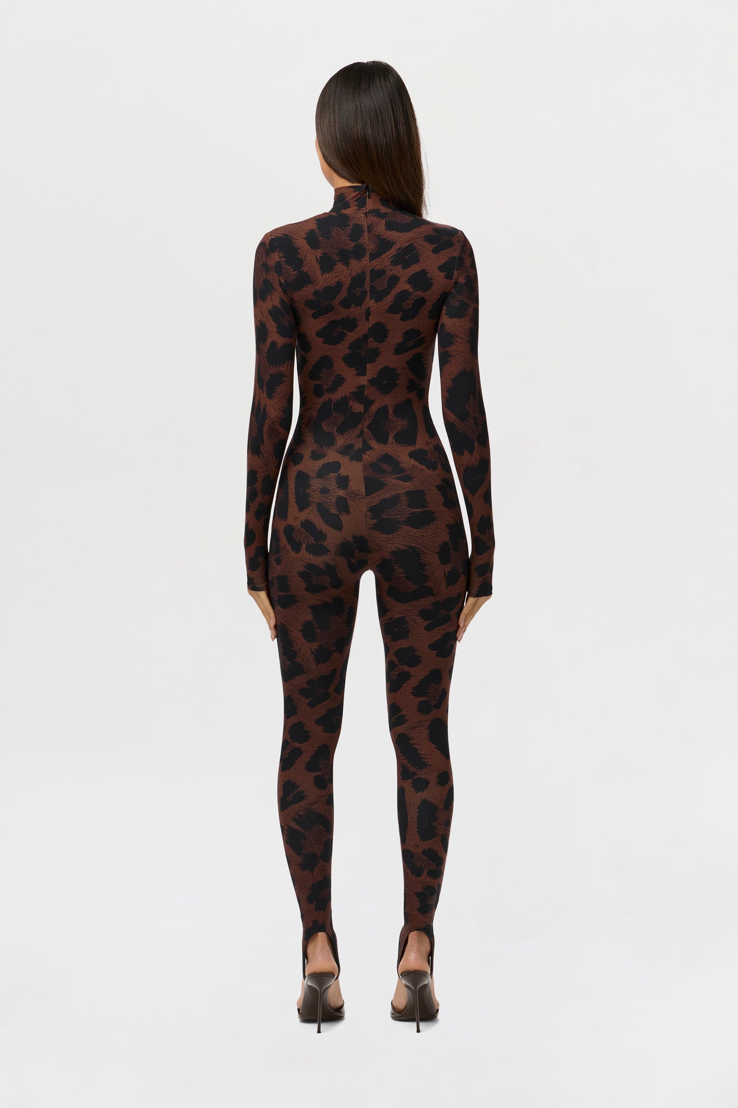 Naked Print Stirrup Jumpsuit Petite