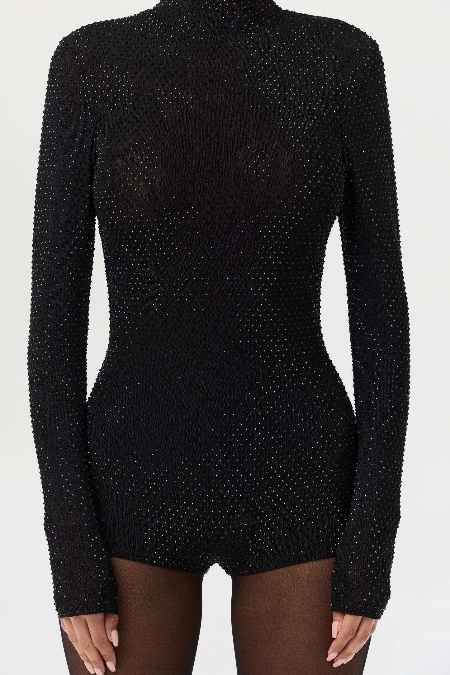 Crystal Turtleneck Romper