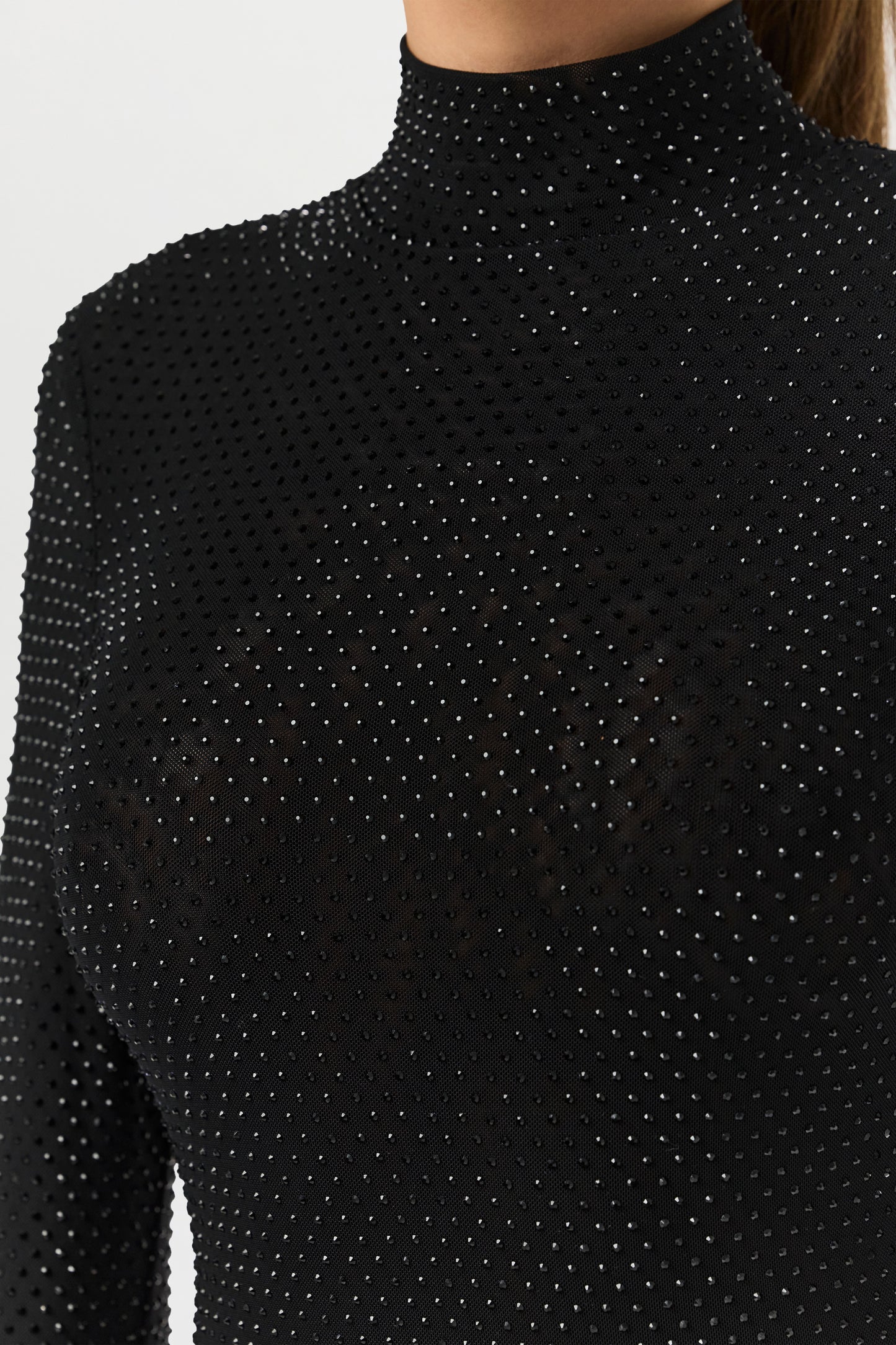 Crystal Turtleneck Romper