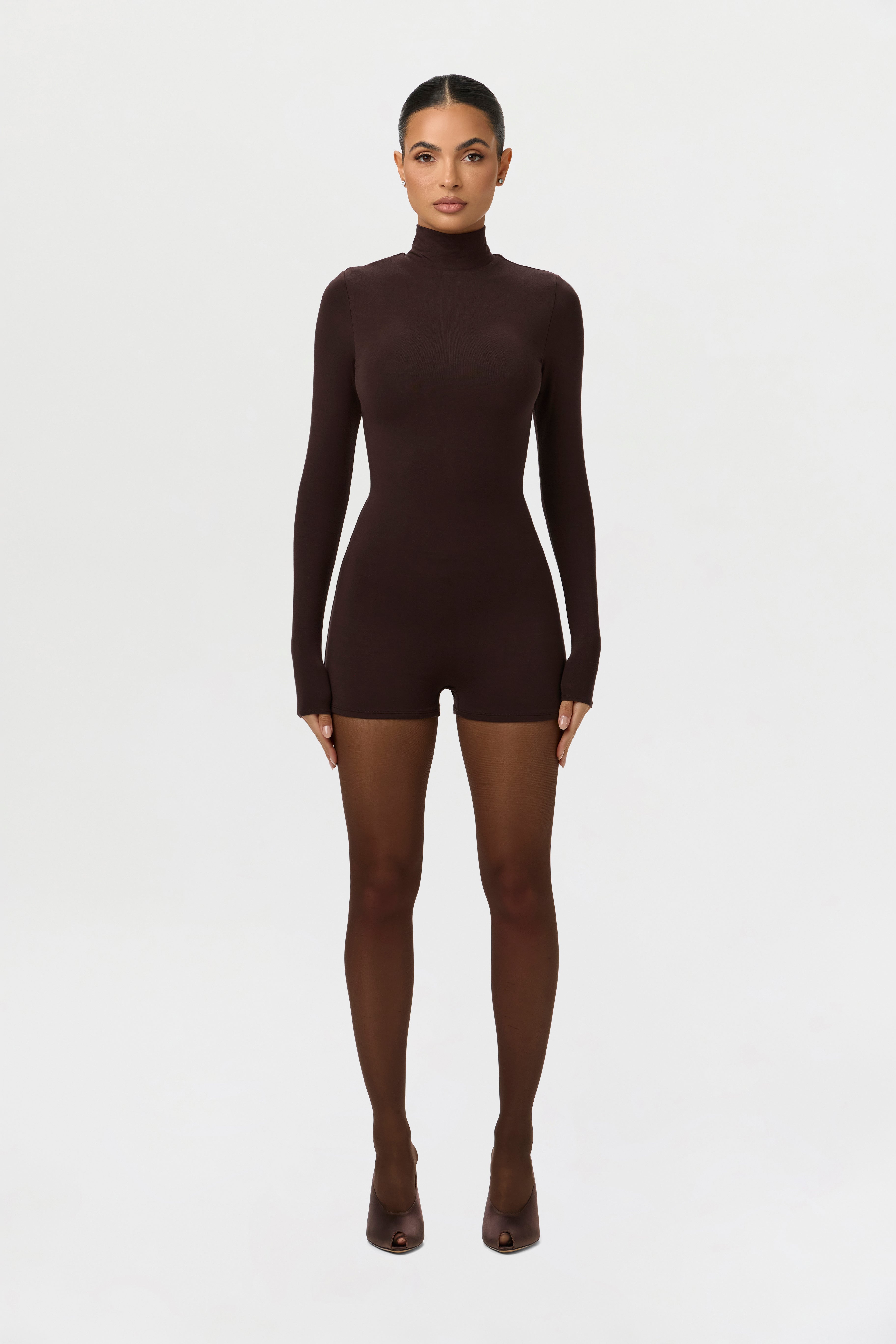 Butter Turtleneck Contour Romper