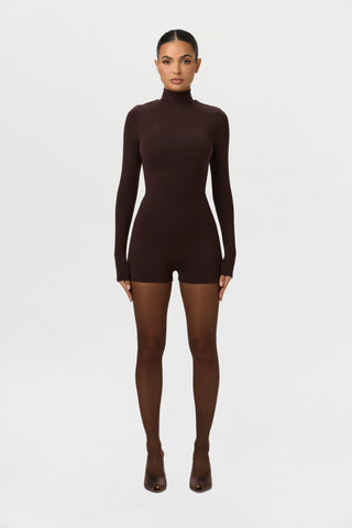 Butter Turtleneck Contour Romper